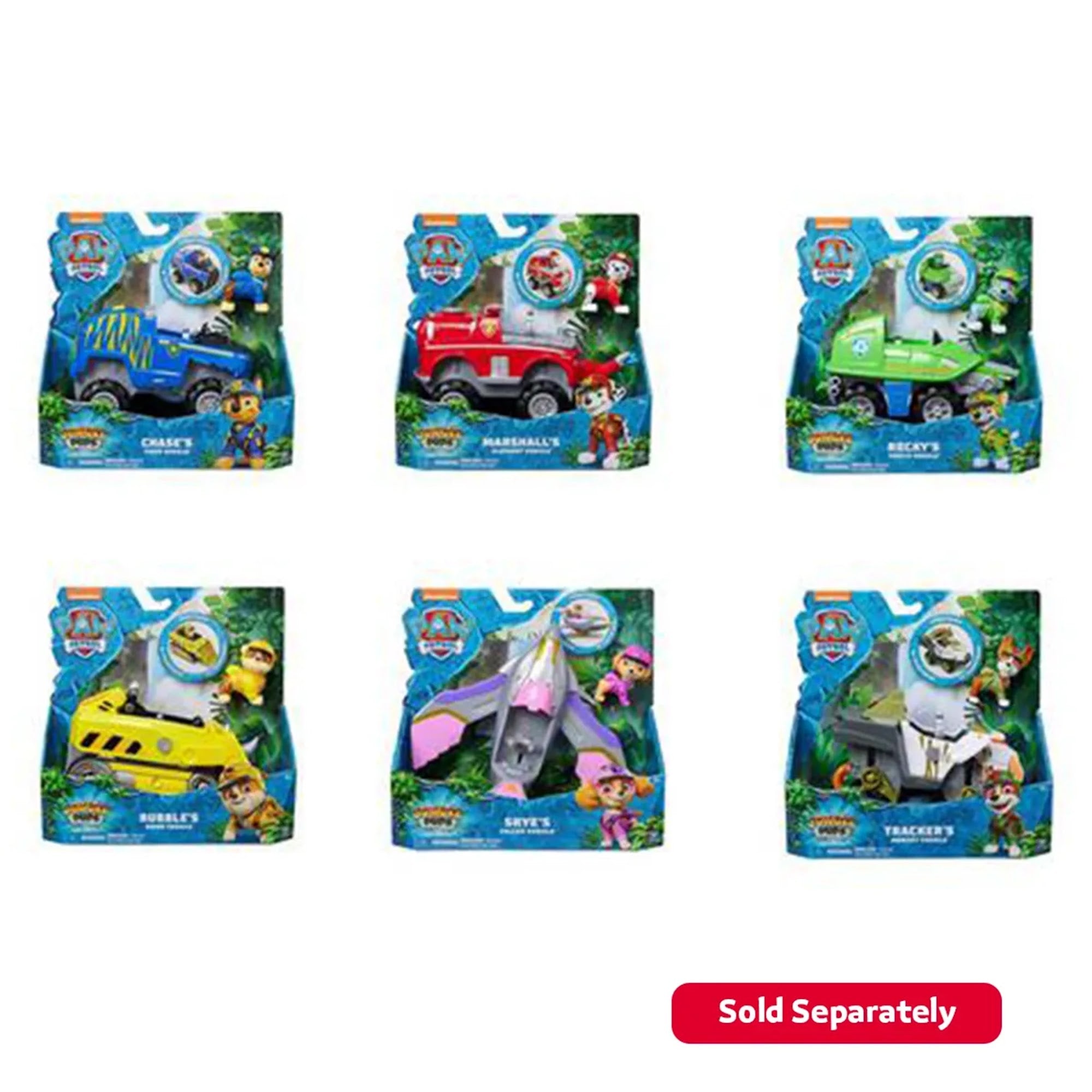 Paw Patrol Jungle Themed Vehicle Asst. - Kiddy Zone