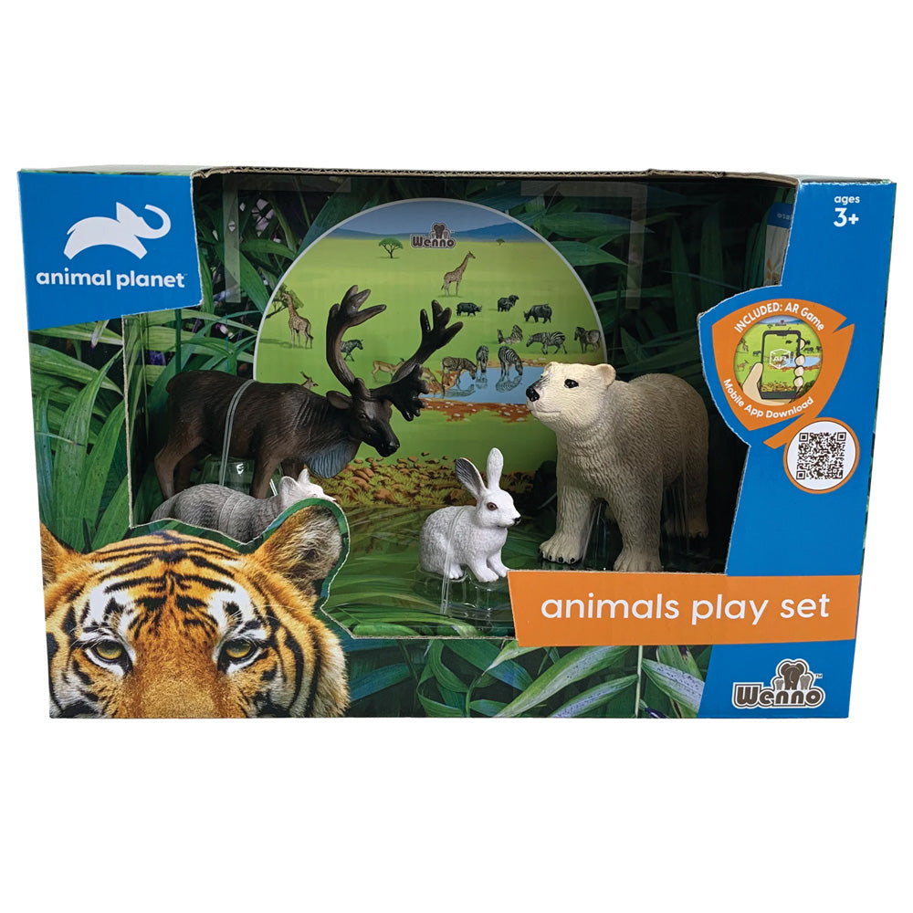 4 pcs Polar Animal in open touch box - Kiddy Zone