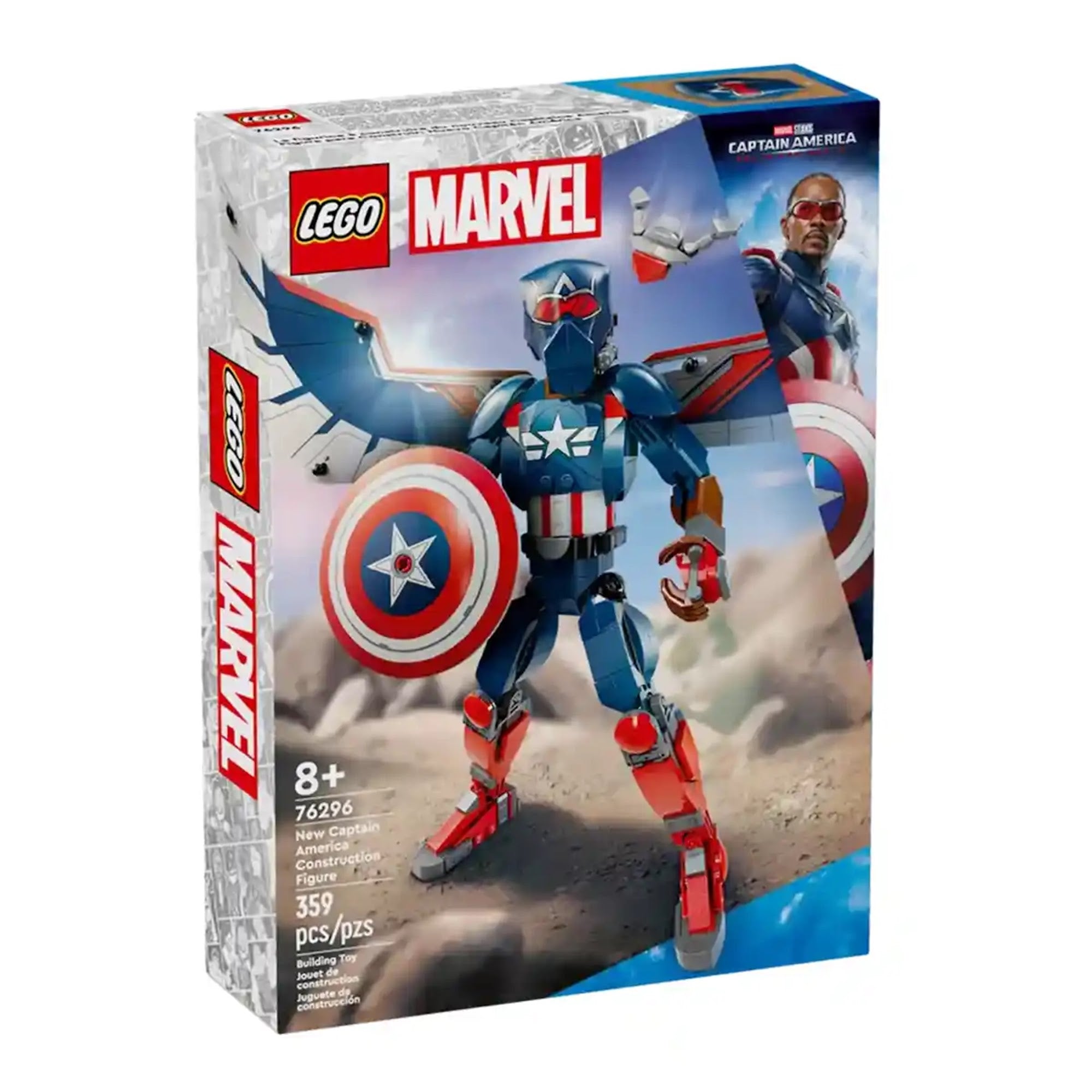 Lego Marvel New Captain America Construction Figure 76296 - Kiddy Zone