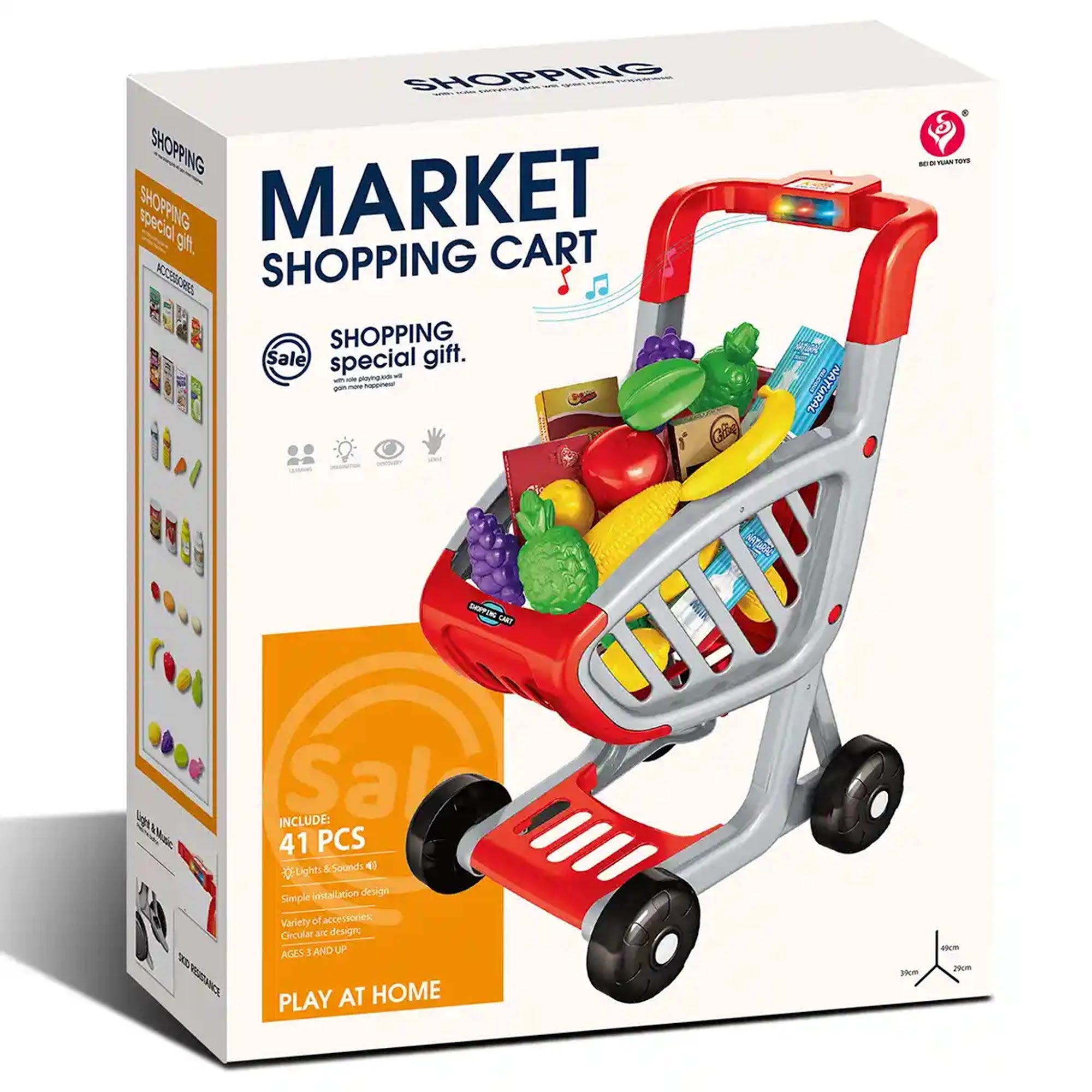 SHOPPING CART PLAY SET 3YRS+ - Kiddy Zone