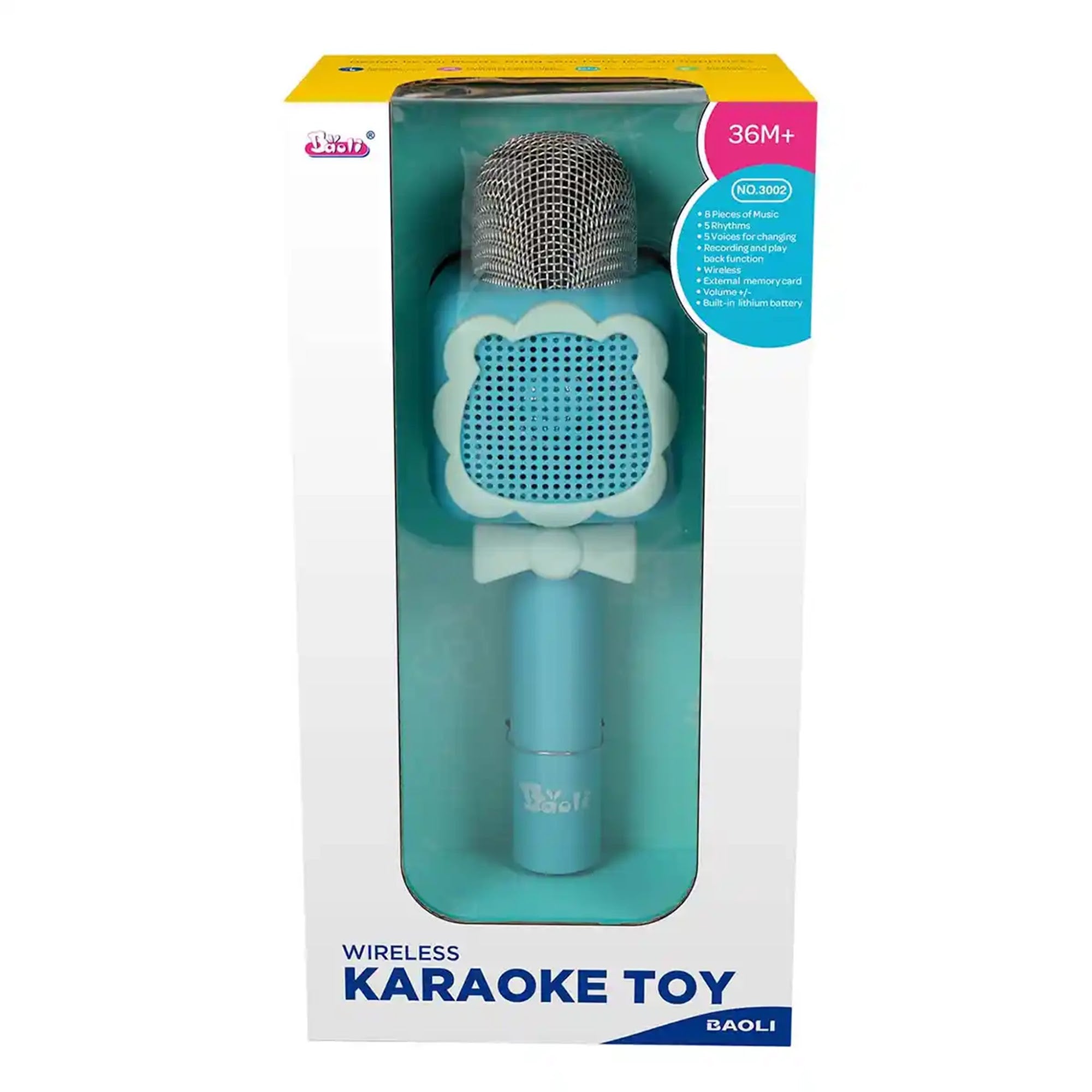 BAOLI WIRELESS MICROPHONE 3YRS+ - Kiddy Zone