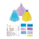 DIY HANDMADE CLOTHING DESIGN SET (3 PIECES, YELLOW/PURPLE/BLUE, 1 PERSON TABLE)6YRS+ - Kiddy Zone