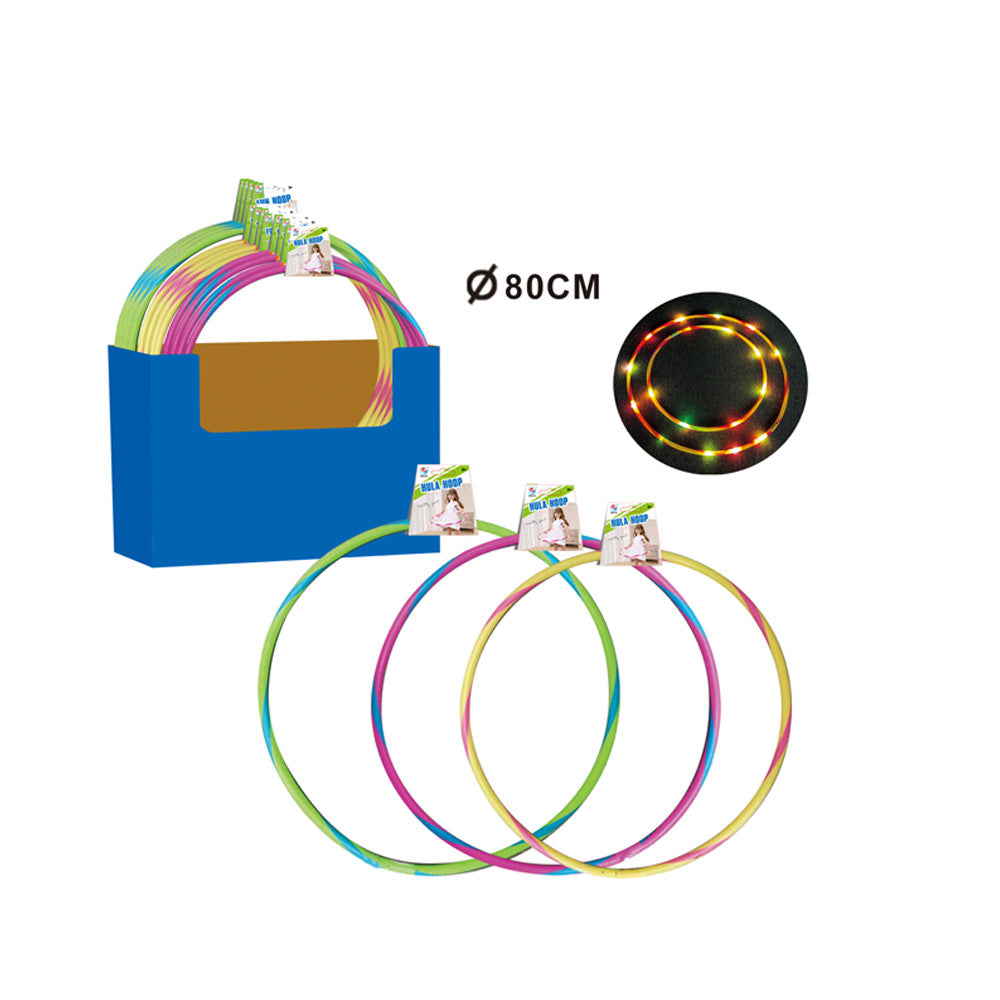 80CM HULA HOOP WITH LIGHT 3YRS+