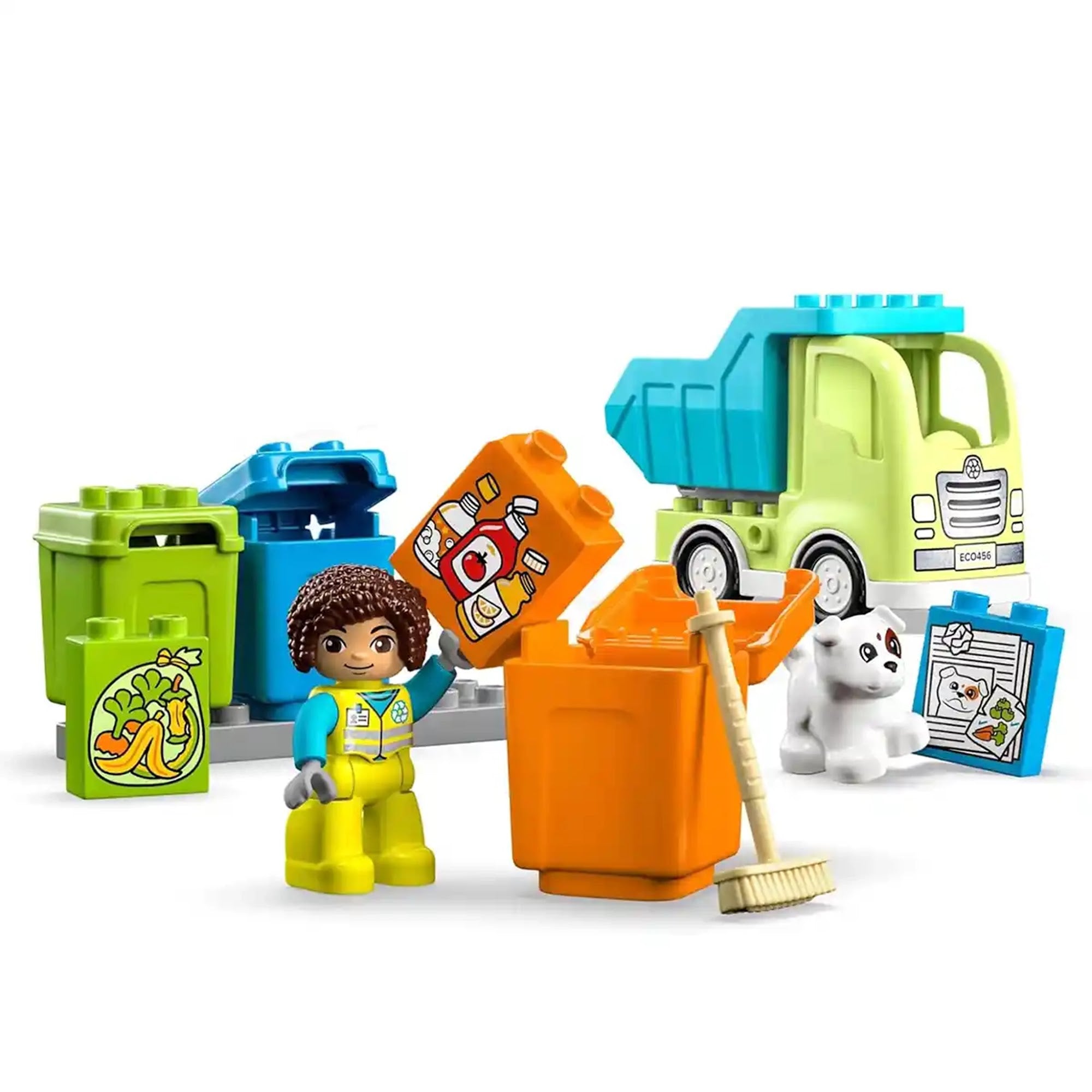 LEGO Duplo 10987 Recycling Truck V29 - Kiddy Zone