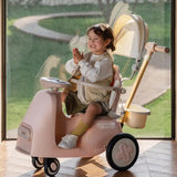 2 In 1 Hooded Baby Stroller/Walker, Parents Push Car, For Age 1+  Pink - Kiddy Zone
