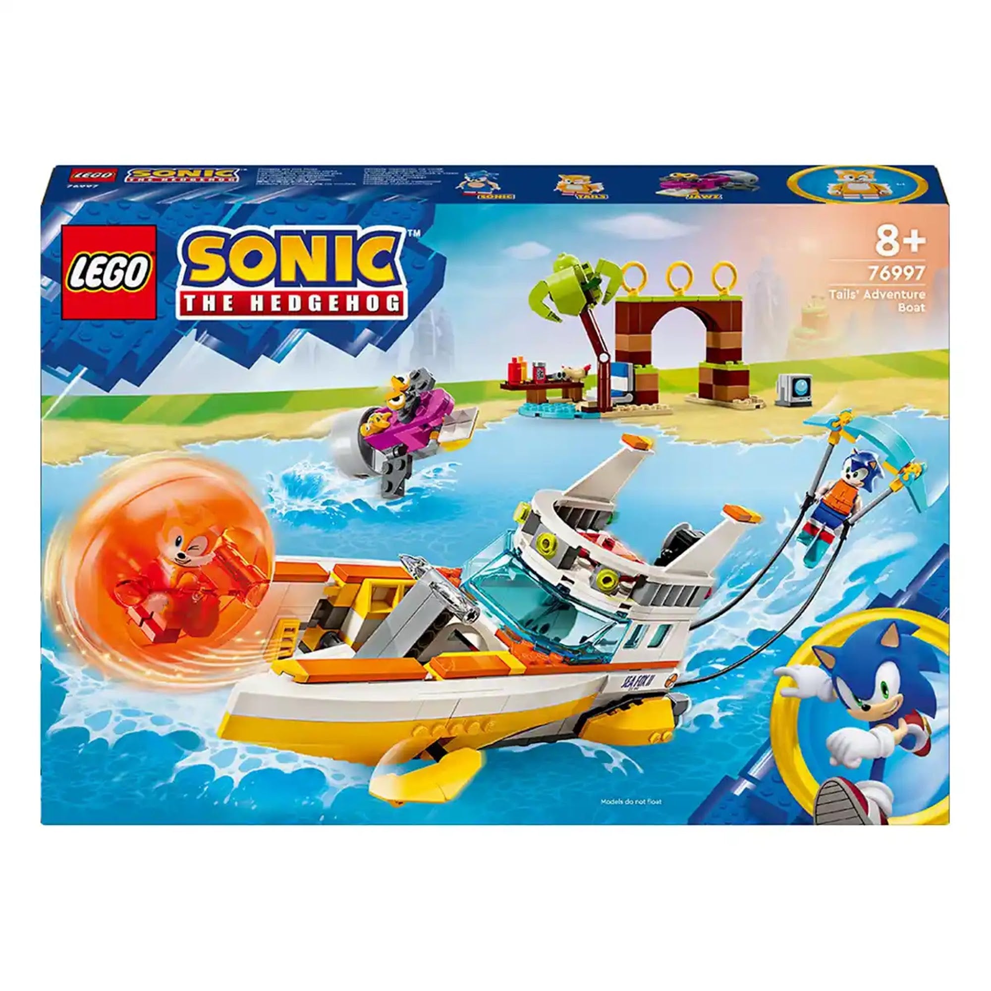 LEGOÃÂ® Sonic the HedgehogÃ¢ÂÂ¢ TailsÃ¢ÂÂ Adventure Boat Toy 76997 - Kiddy Zone