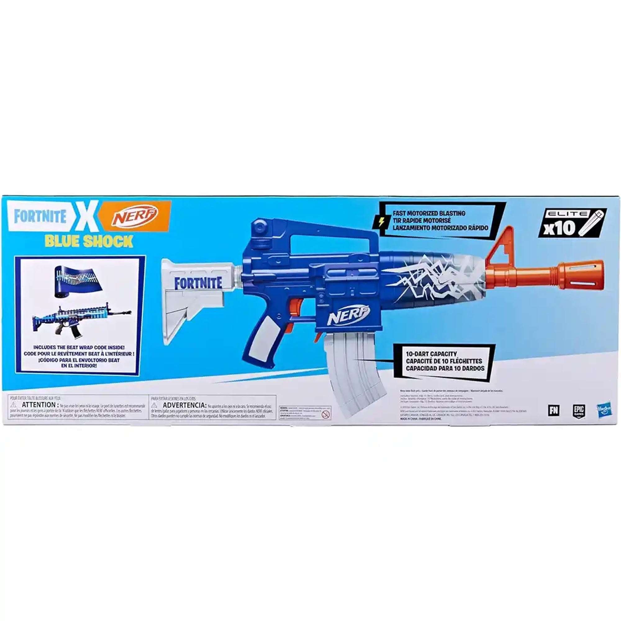 NERF Fortnite Blue Shock