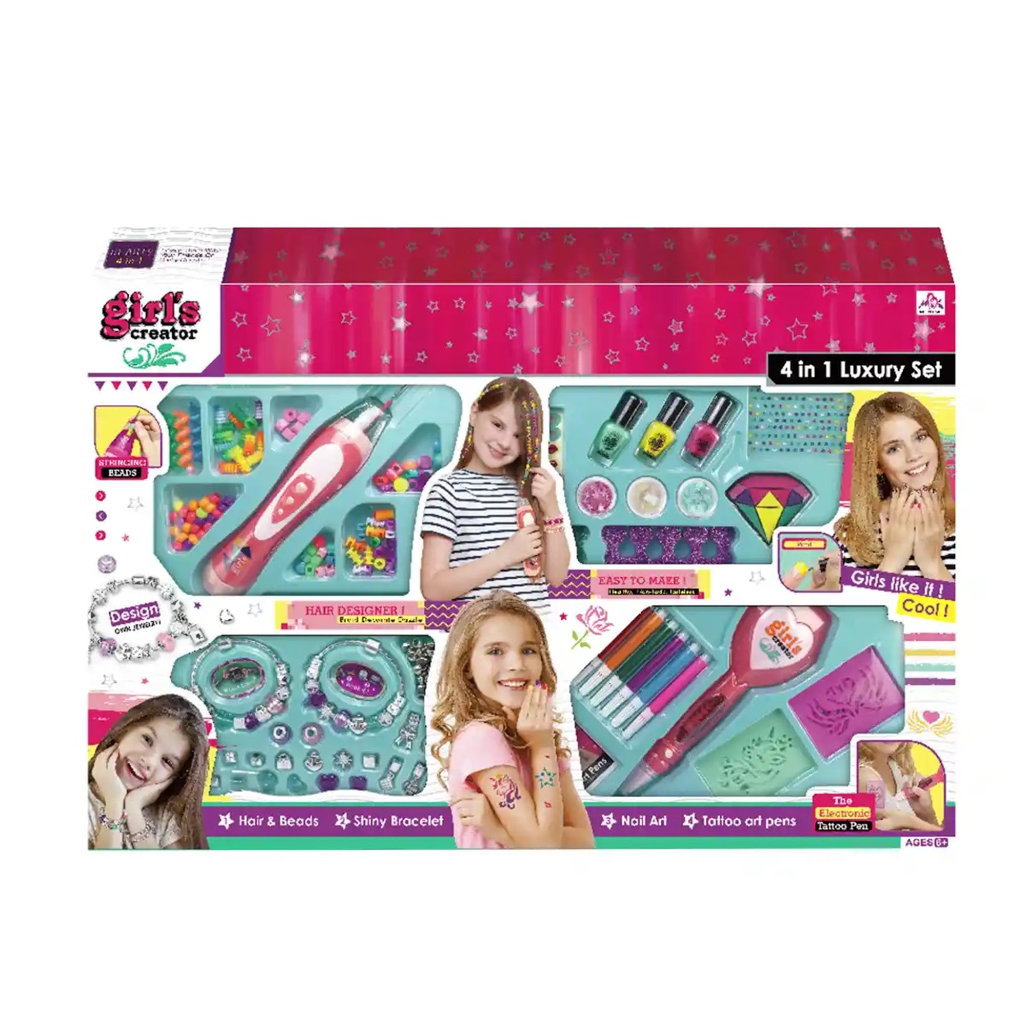 4-IN-1 DIY SET 6YRS+ - Kiddy Zone