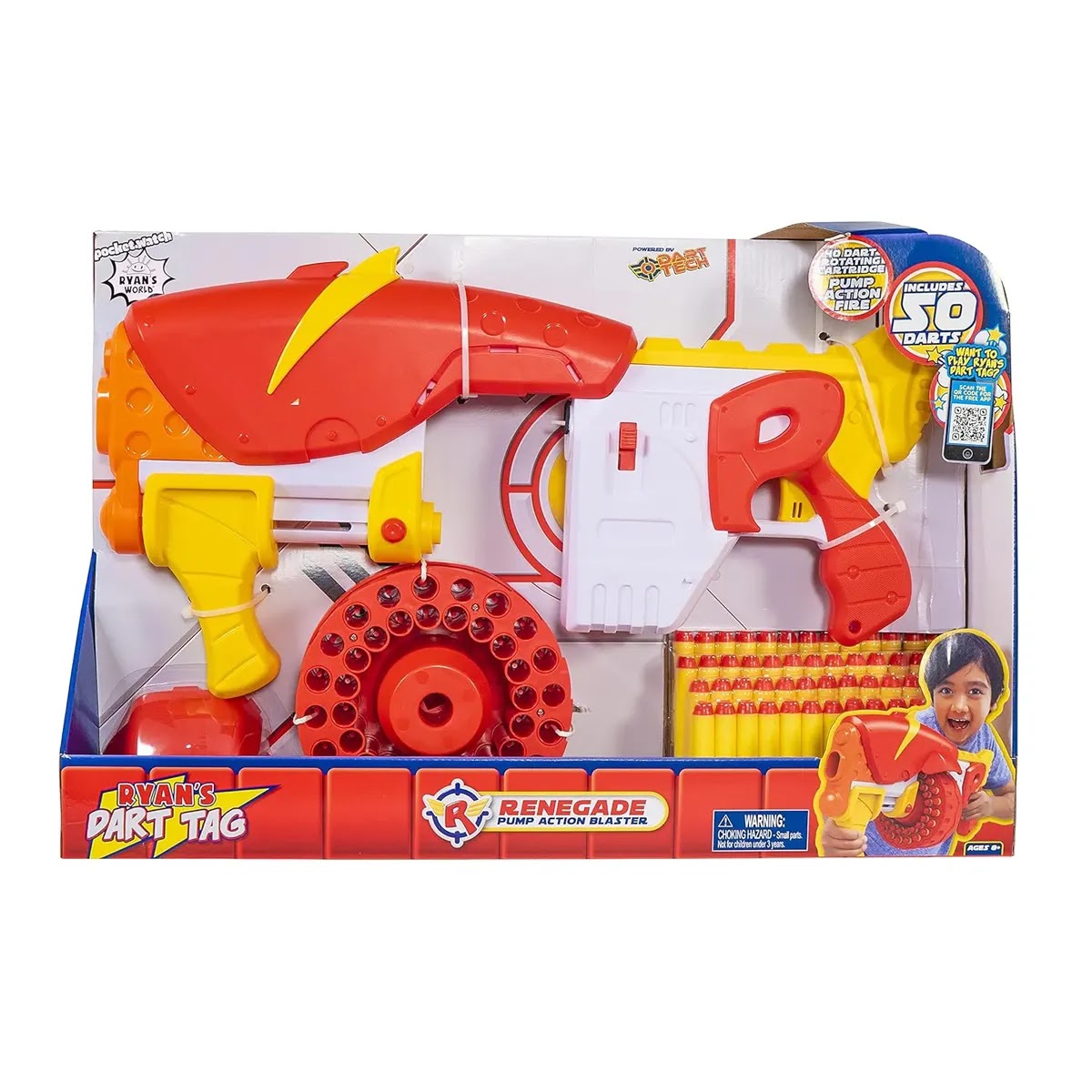 RYANS WORLD RENEGADE RAPID SHOT BLASTER - Kiddy Zone