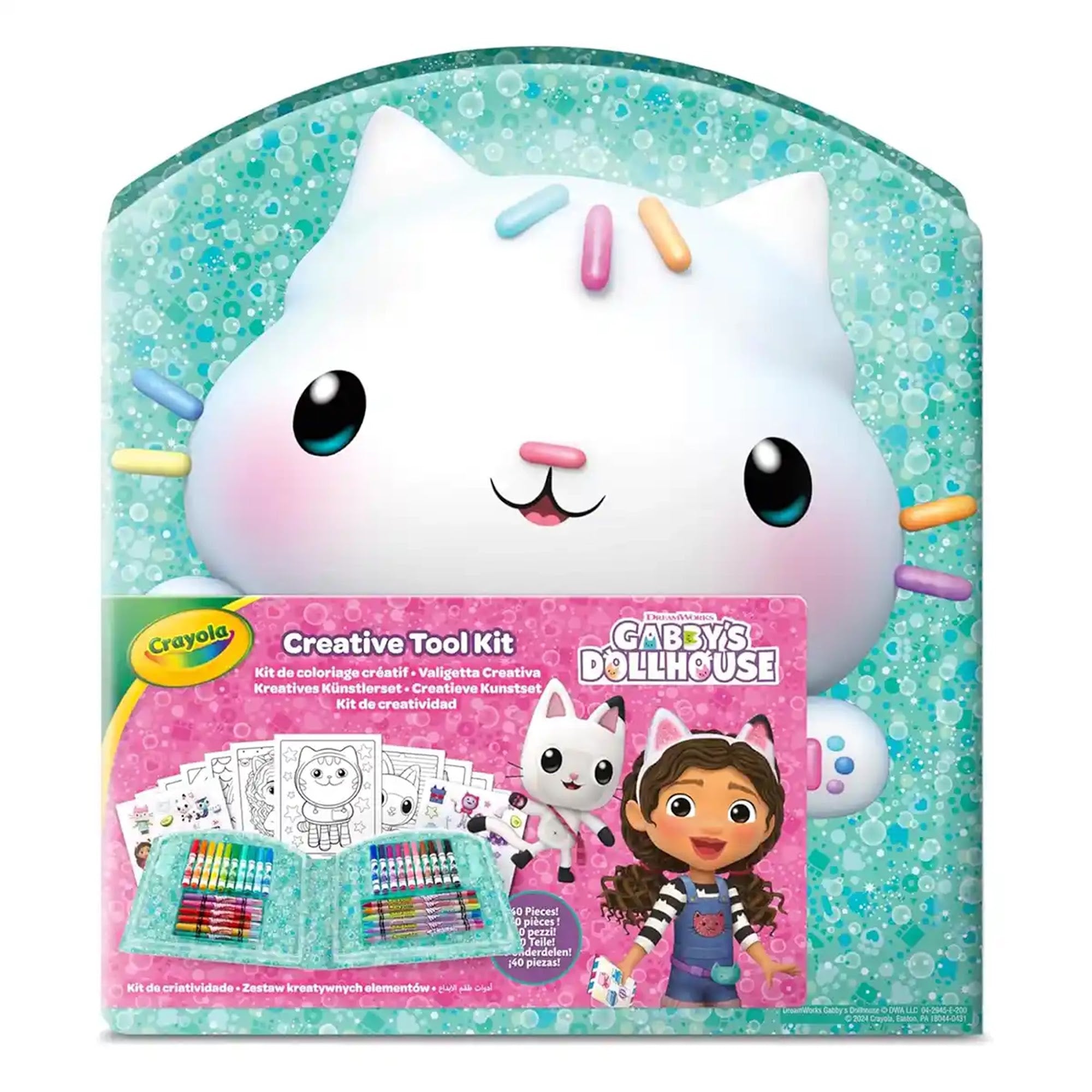 Coloring Case 40ct, Gabby's Dollhouse - Kiddy Zone