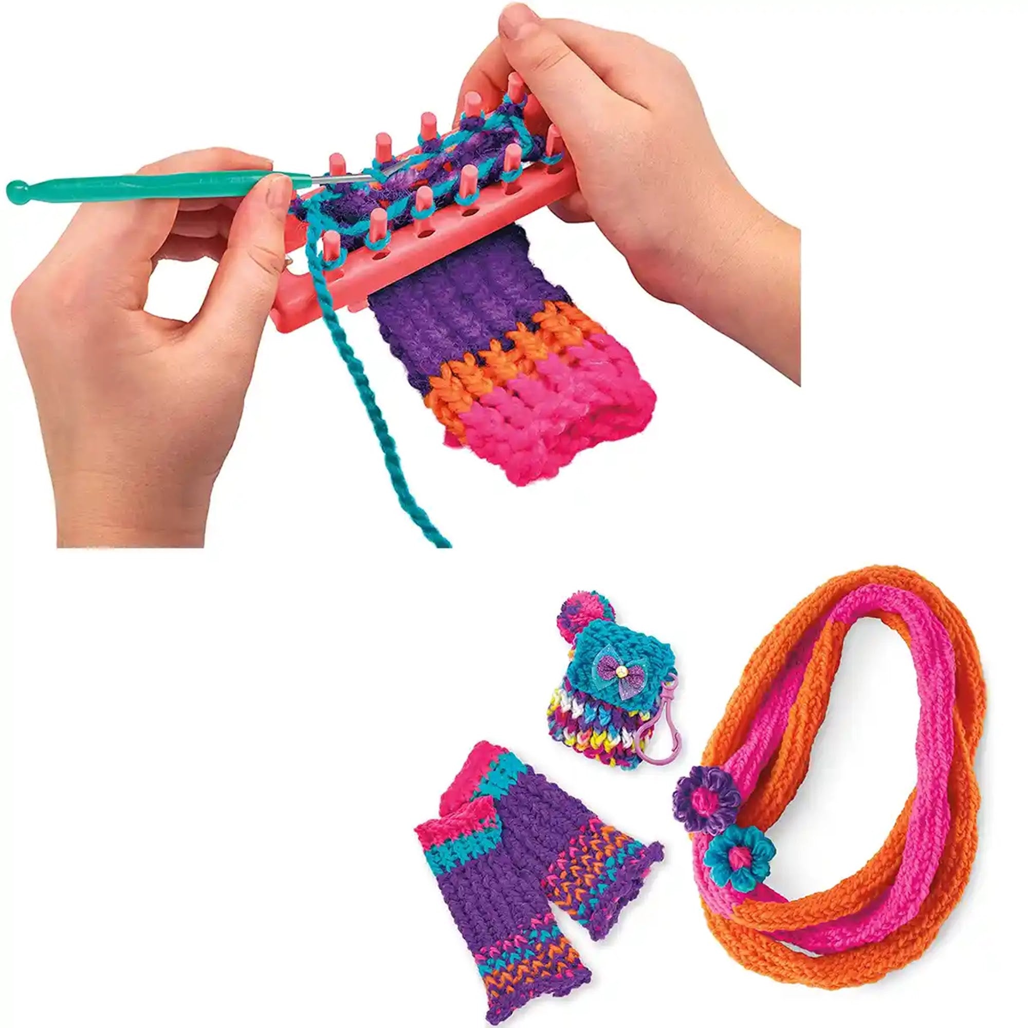 SHIMMER N SPARKLE 2 IN 1 KINT & CROCHET CREATIONS STUDIO