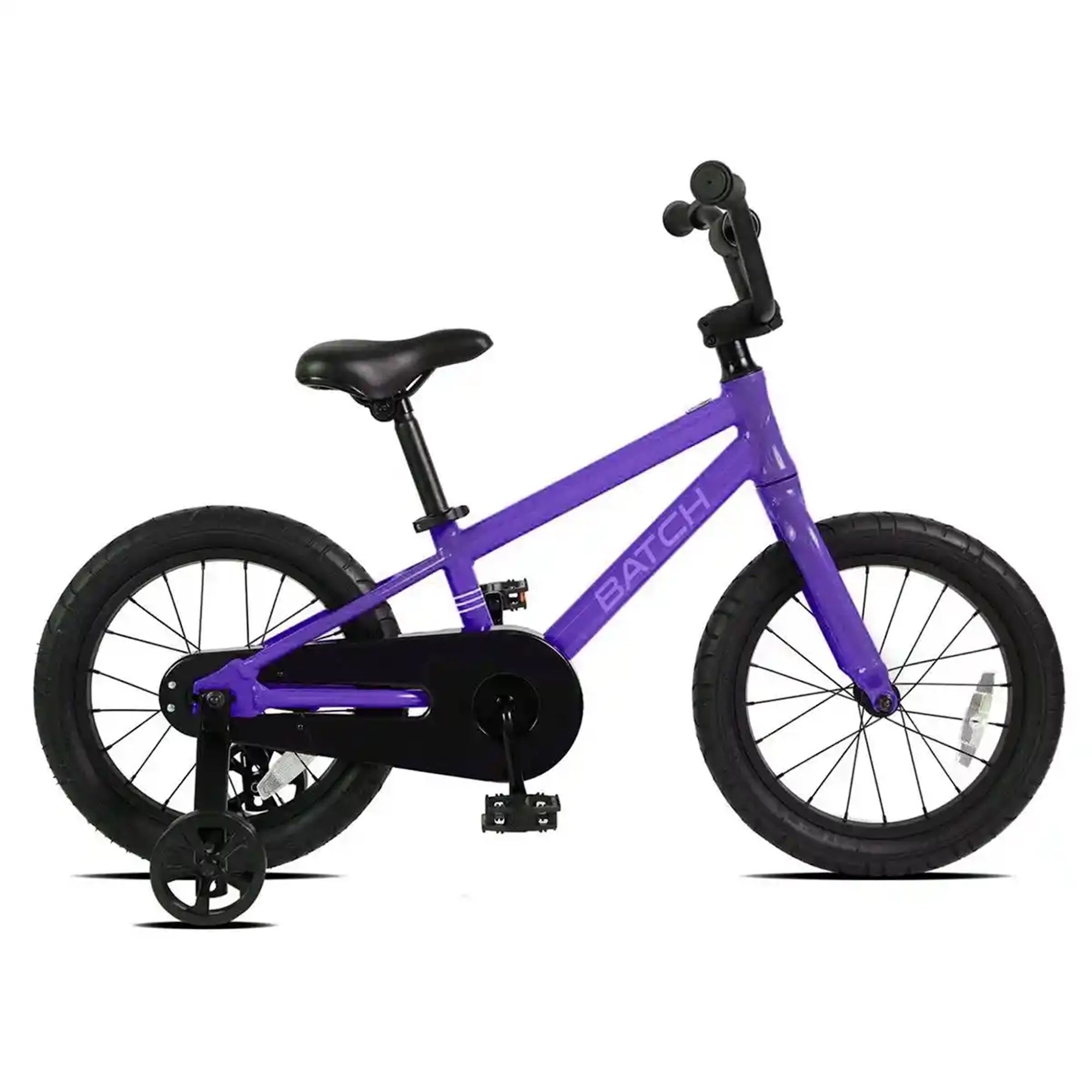 BATCH KIDS BIKES; 16" PURPLE 4YRS+ - Kiddy Zone