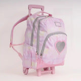 PAUSE Trolley 2 Main Compartments and 1 Front Pocket and 2 Side Pockets 18" W/ LUNCH BAG&PENCIL CASE - Kiddy Zone