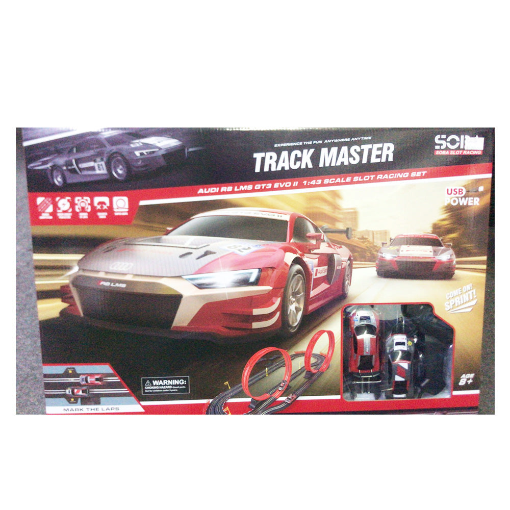 3-in-1 Audi Loop Track Racing Set (USB Powered) 6YRS+
