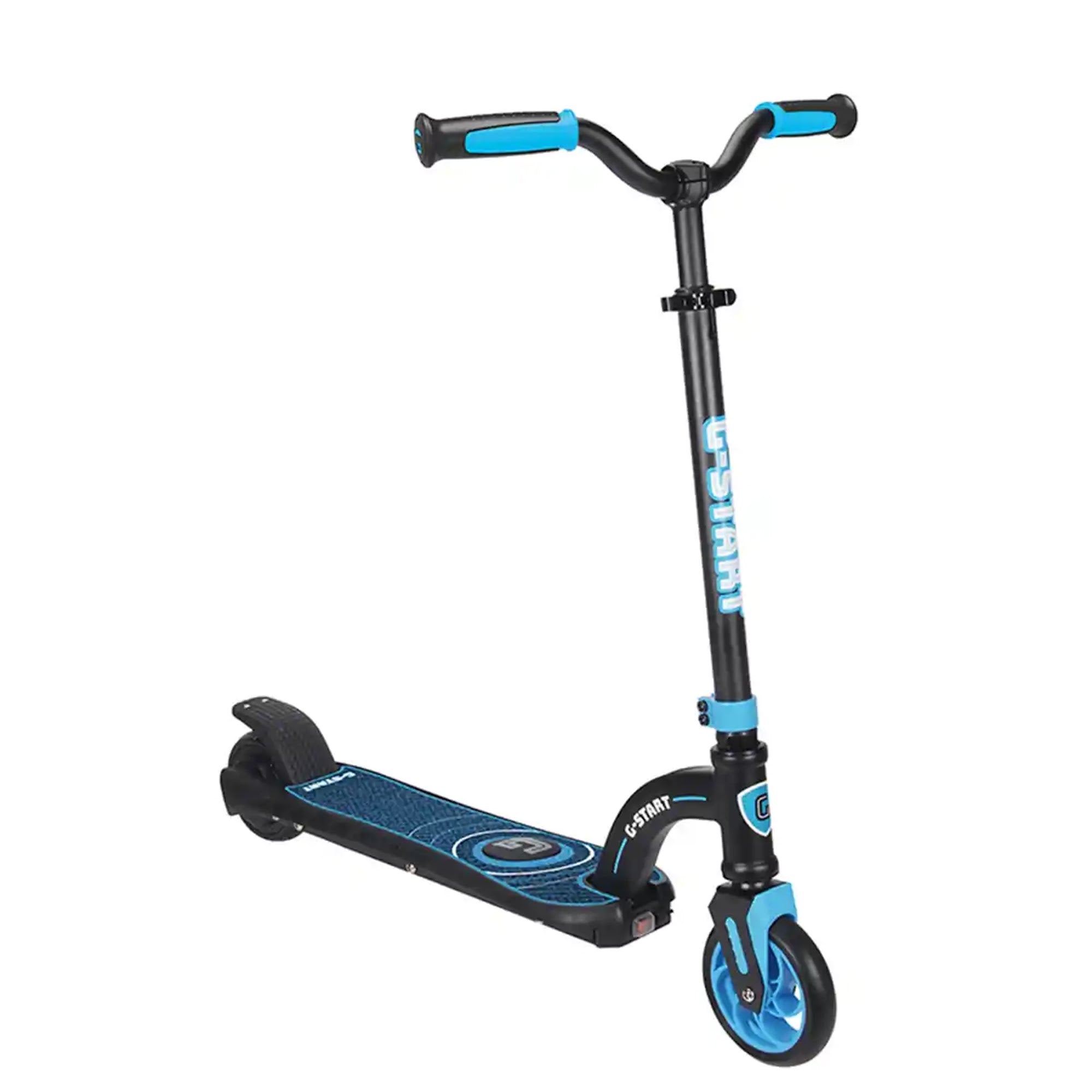 G-Start electric scooter with 24V, 3.6Ah lithium battery, 150watt motor and gravity sensor.blue - Kiddy Zone