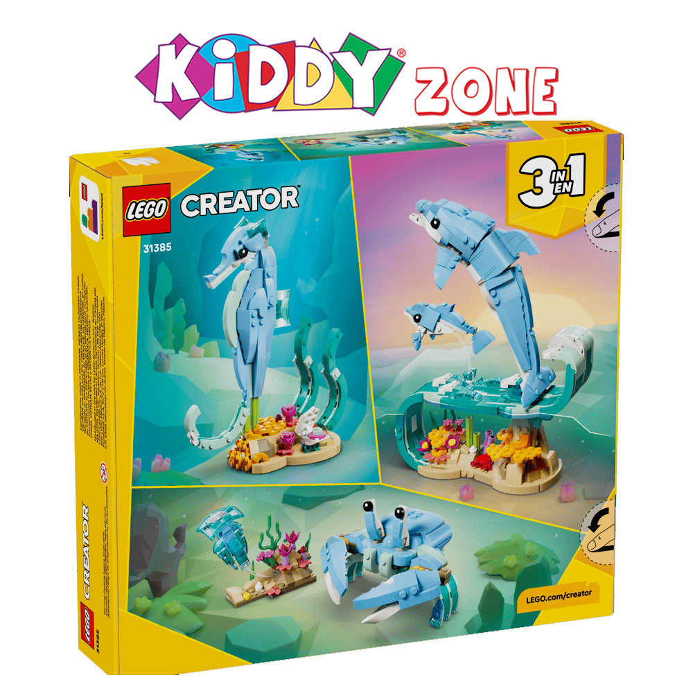 LEGOÃÂ® Creator 3 in 1 Sea Animals: Beautiful Dolphins 31385 - Kiddy Zone