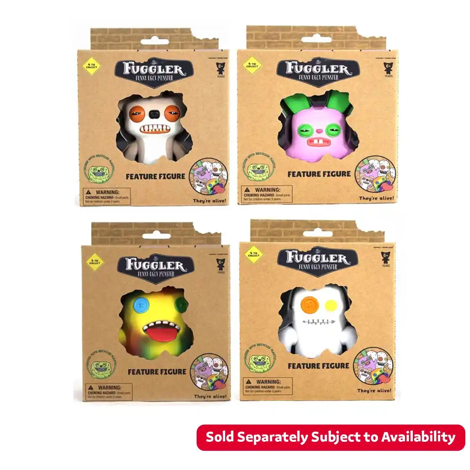 FUGGLER FIGURES FEATURE 1PK 4ASST - Kiddy Zone