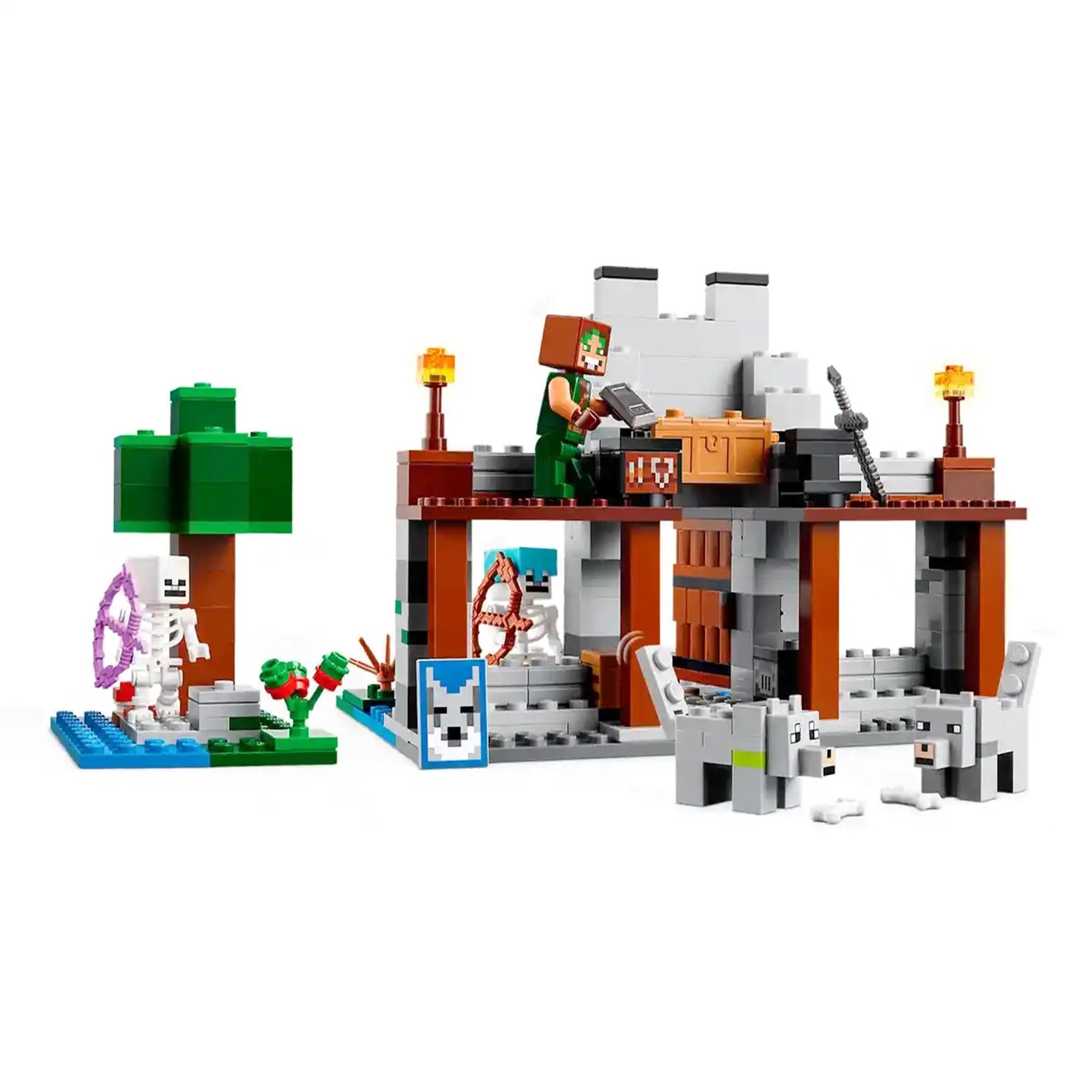 LEGOÃÂ® MinecraftÃÂ® The Wolf Stronghold Fortress Playset 21261