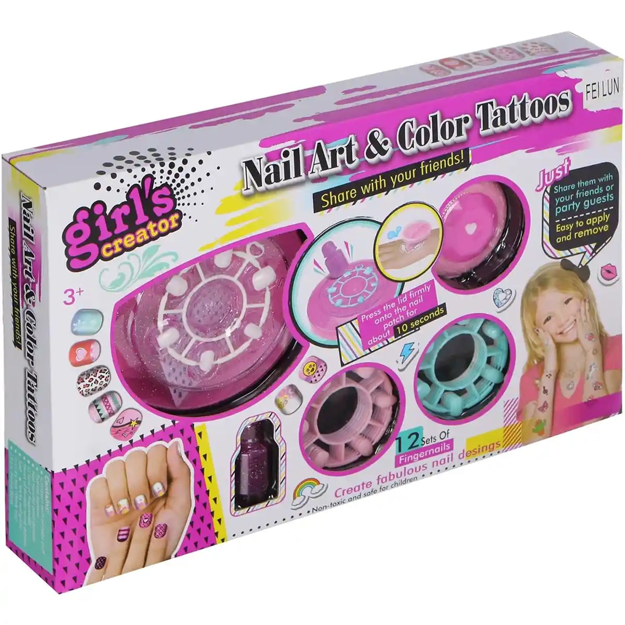 NAIL ART AND COLOR TATTOOS 3YRS+