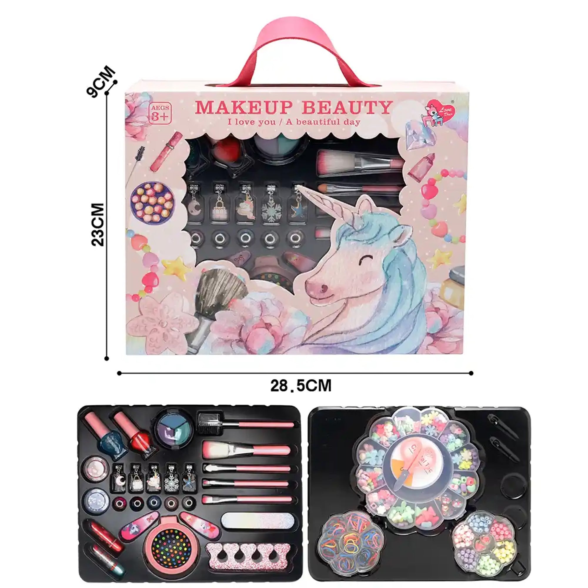 Handheld Makeup Jewelry Gift Box 3yrs+