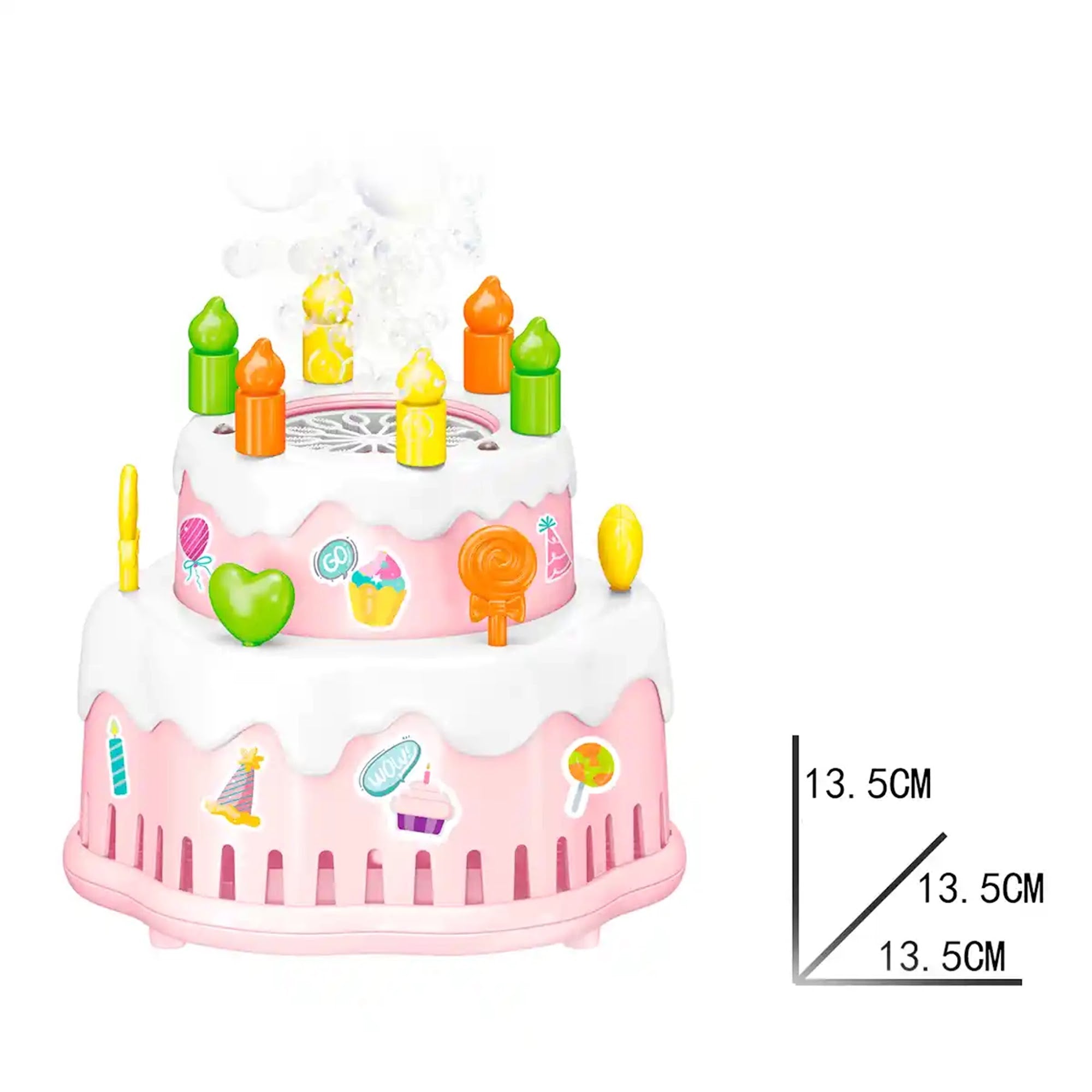 13 HOLE CAKE BUBBLE MACHINE 3YRS+ - Kiddy Zone