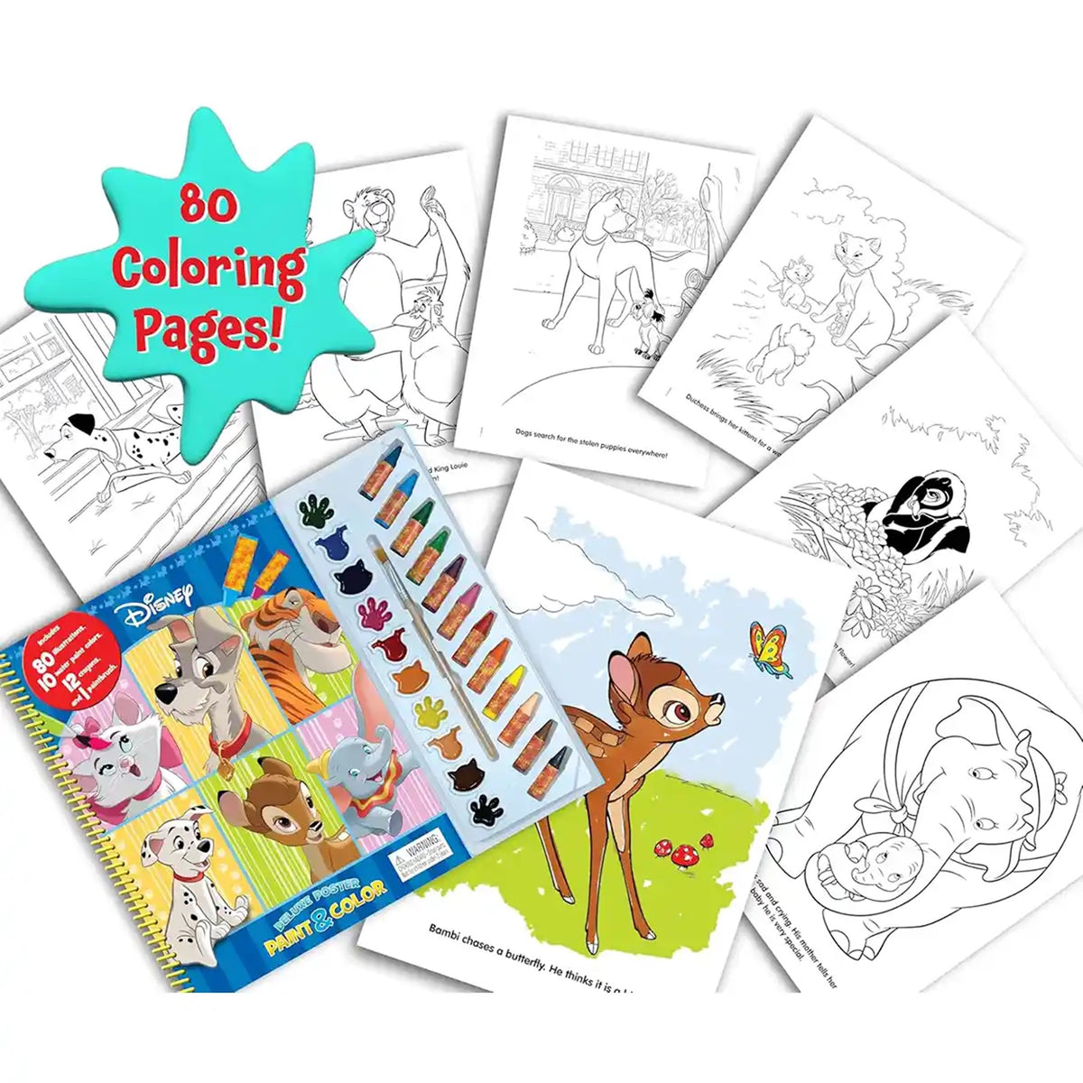 Disney Animals Classics Deluxe Poster Paint &