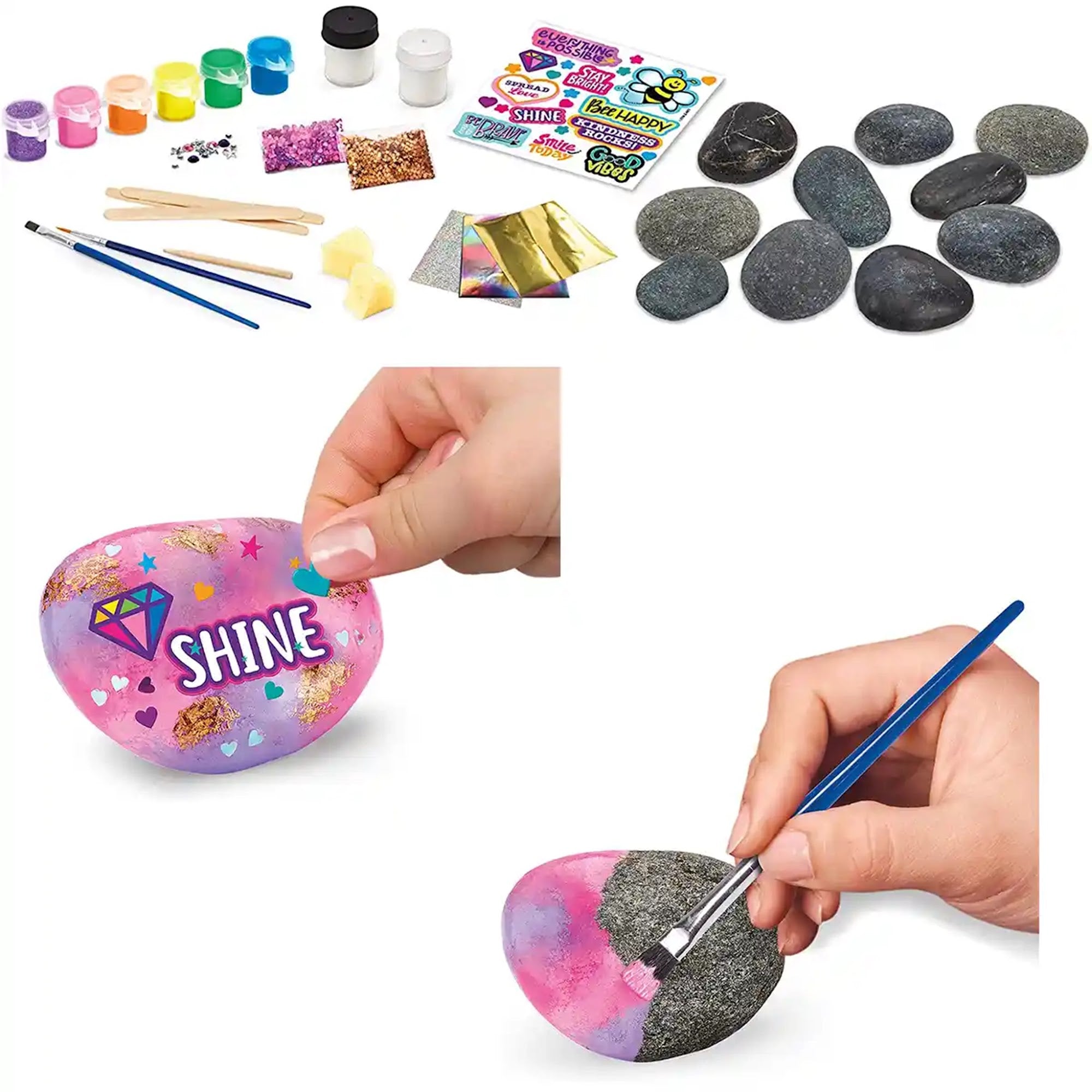 Shimmer N Sparkle Make your Own Stained Glass Collectibles - Kiddy Zone
