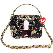 TY FASHION SEQUIN DOG BRUTUS PURSE