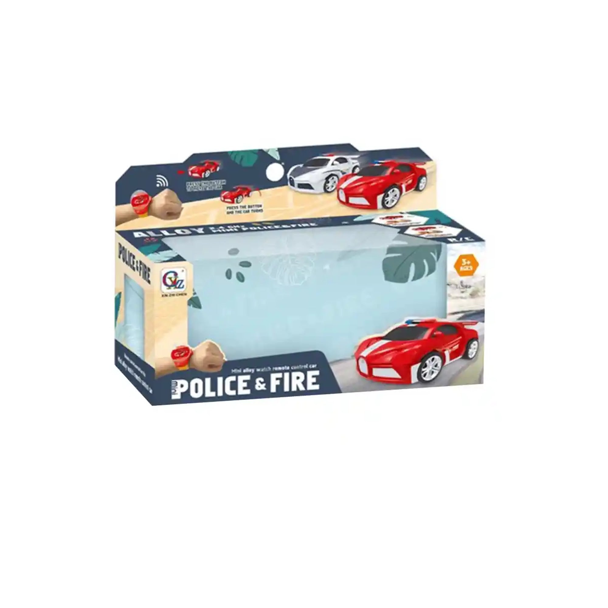 MINI POLICE&FIRE WATCH R/C CAR - Kiddy Zone