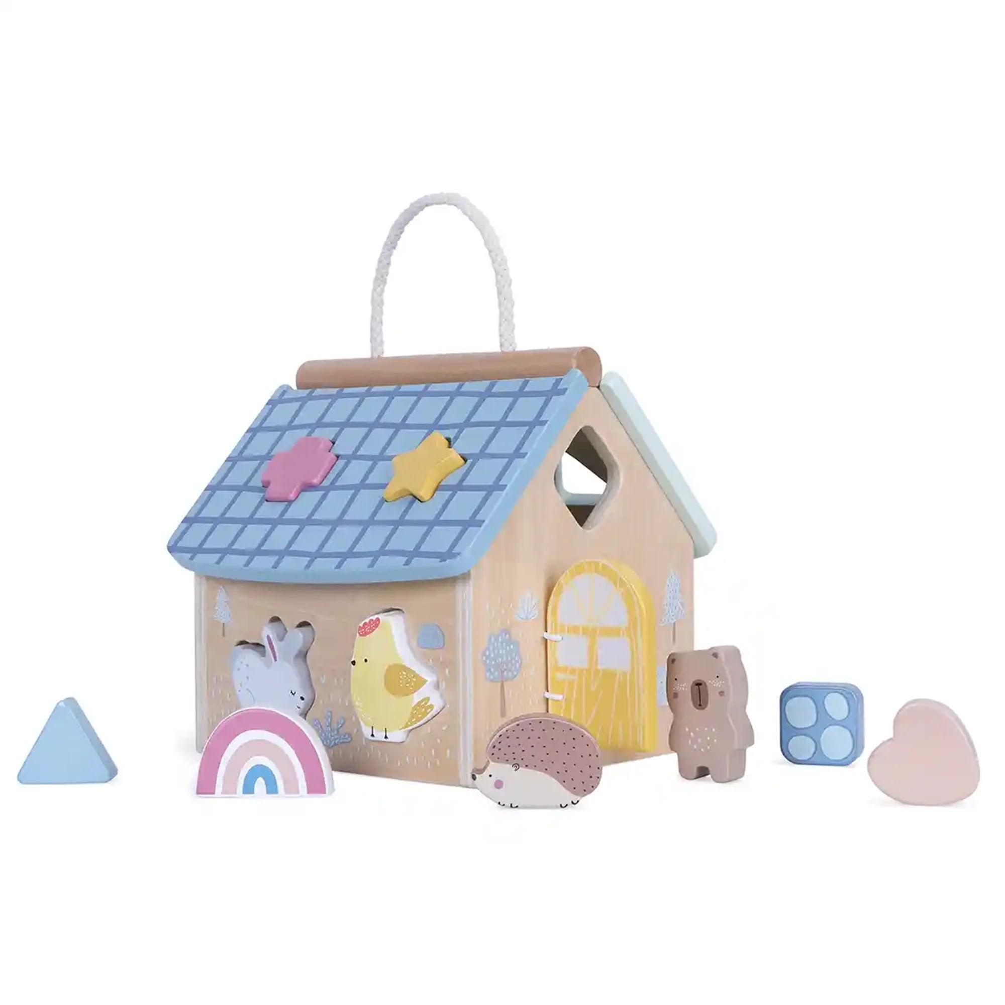 Edufun Wooden Shape sorter house 1-3YRS