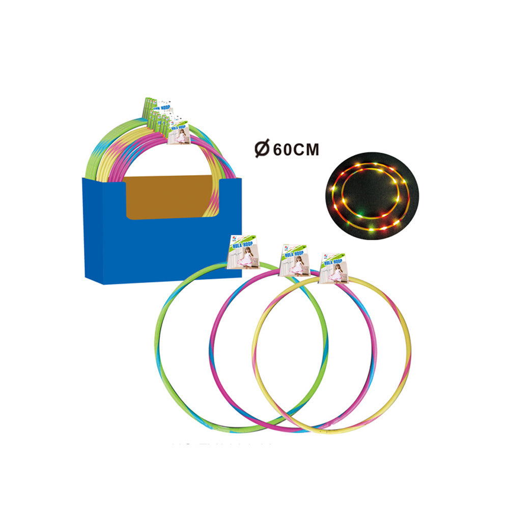 60CM HULA HOOP WITH LIGHT 3YRS+