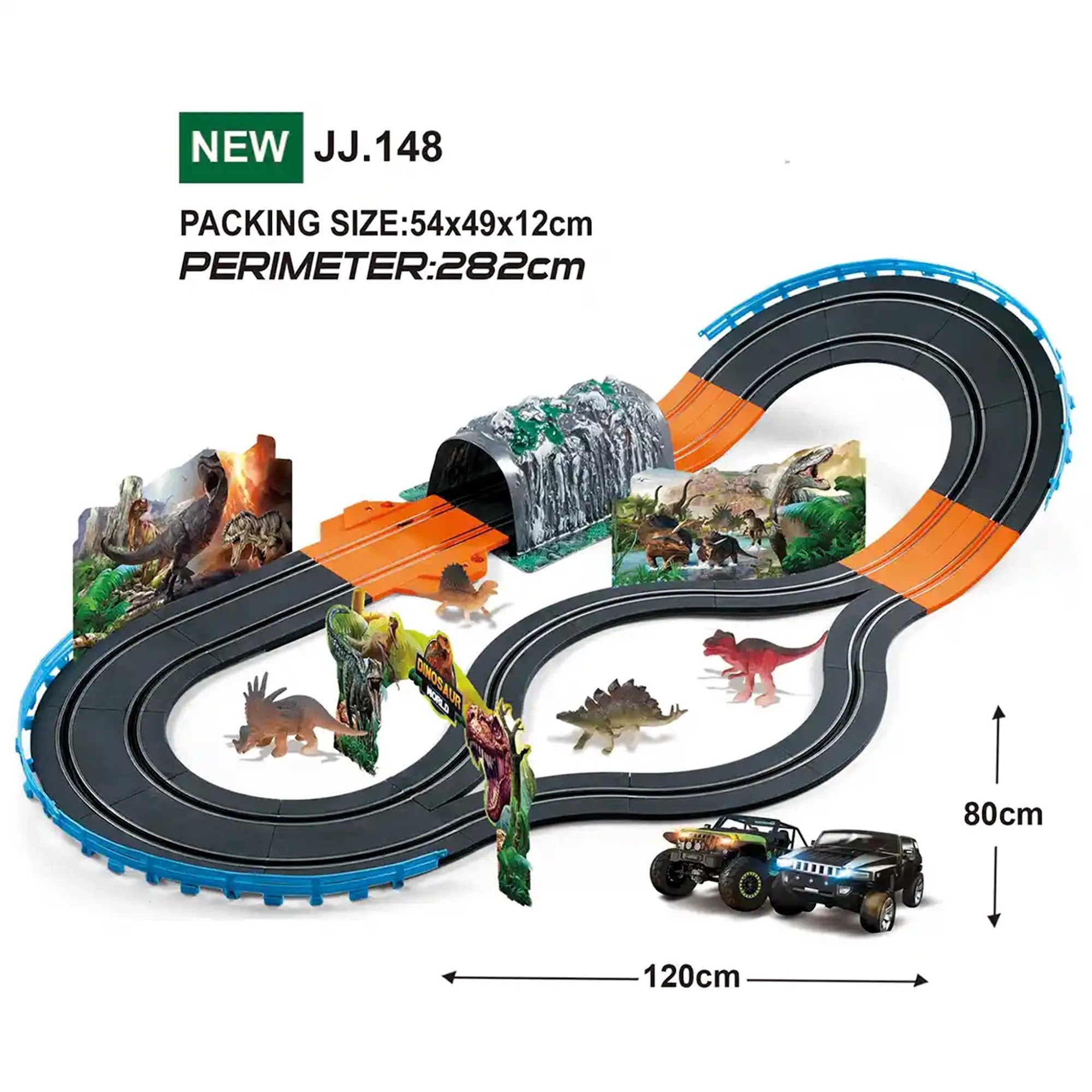 1:43 Dino Slot Racing Track 6yrs+ - Kiddy Zone