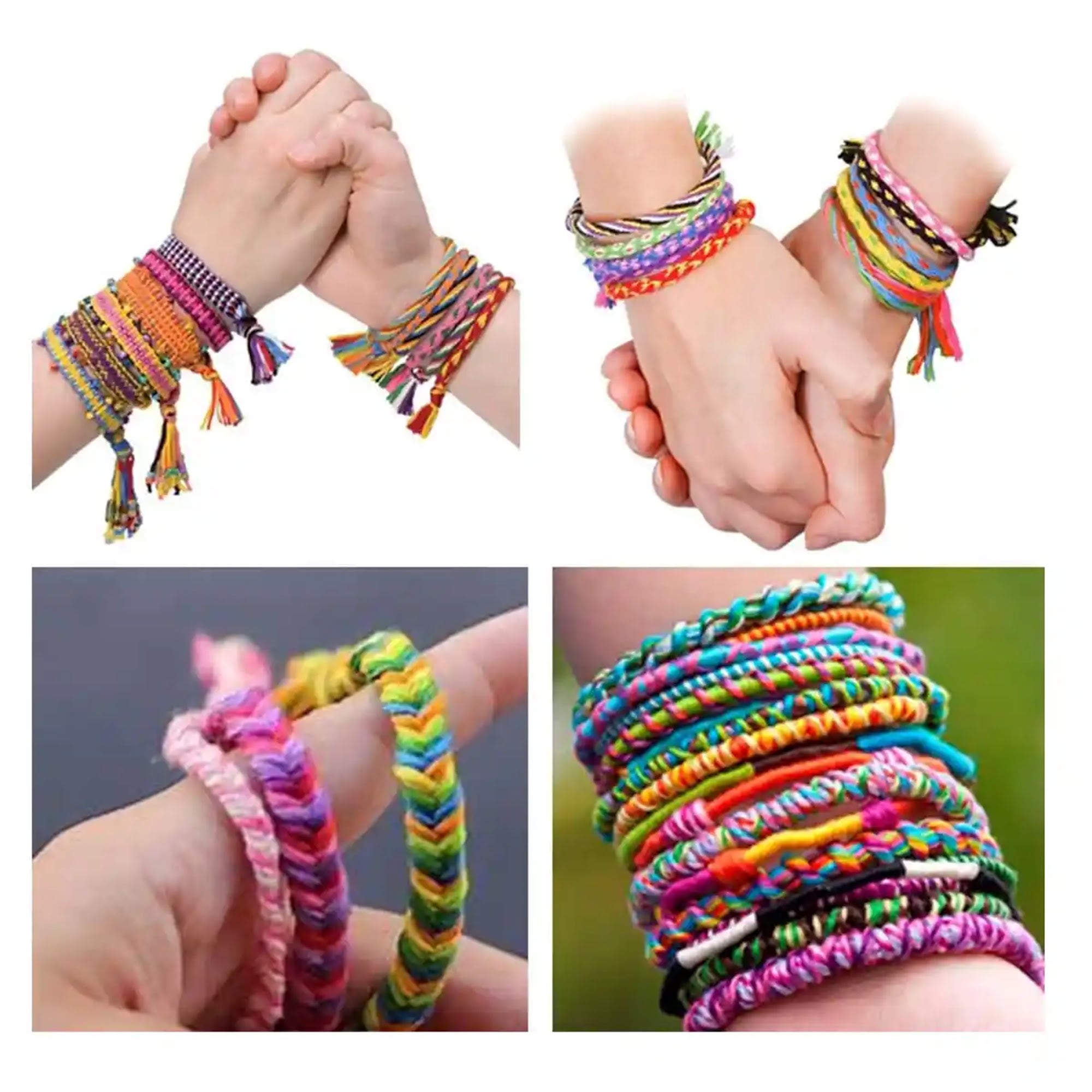 2 IN 1 BRAIDING SET BRACELET MAKER 6YRS+ - Kiddy Zone
