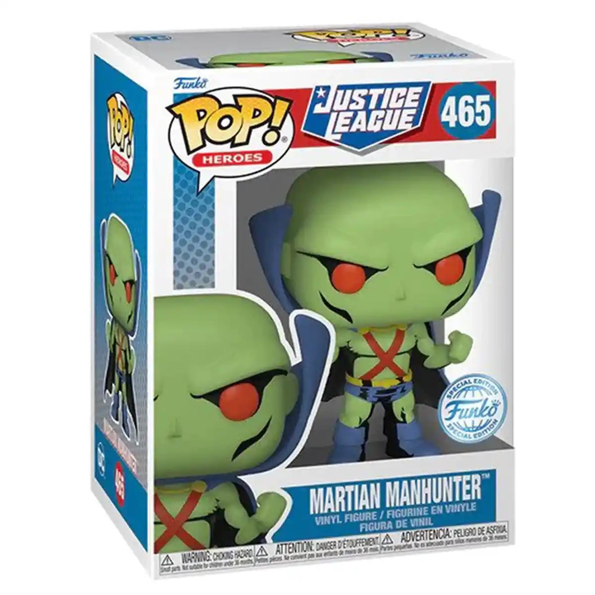 Pop! Heroes: Justice League Comic - Martian Manhunter (Exc) - Kiddy Zone