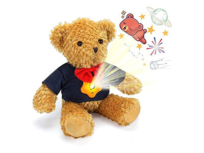 35CM PLUSH BEAR WITH PROJECTION - Kiddy Zone