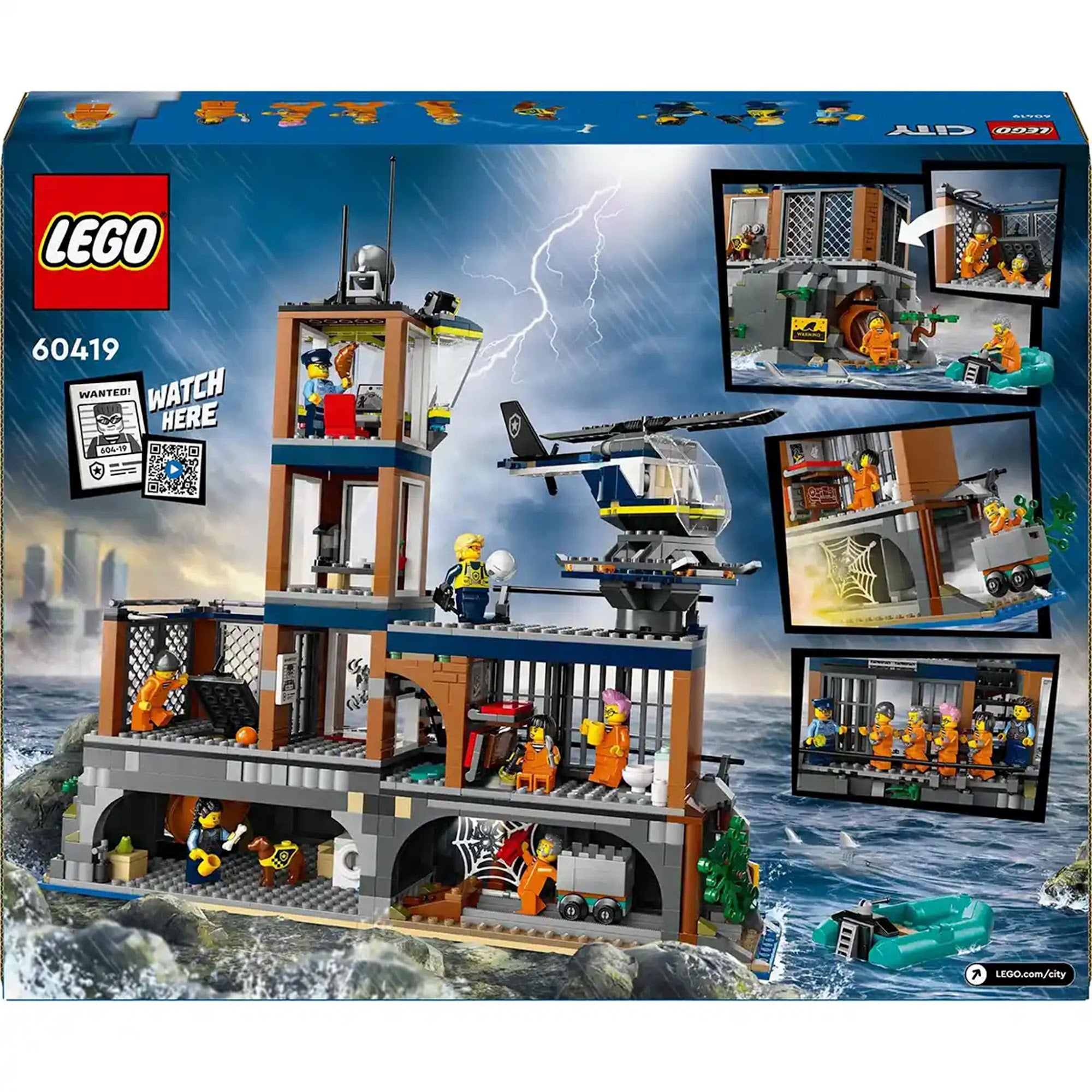 LEGOÃÂ® City Police Prison Island Building Toy 60419 - Kiddy Zone
