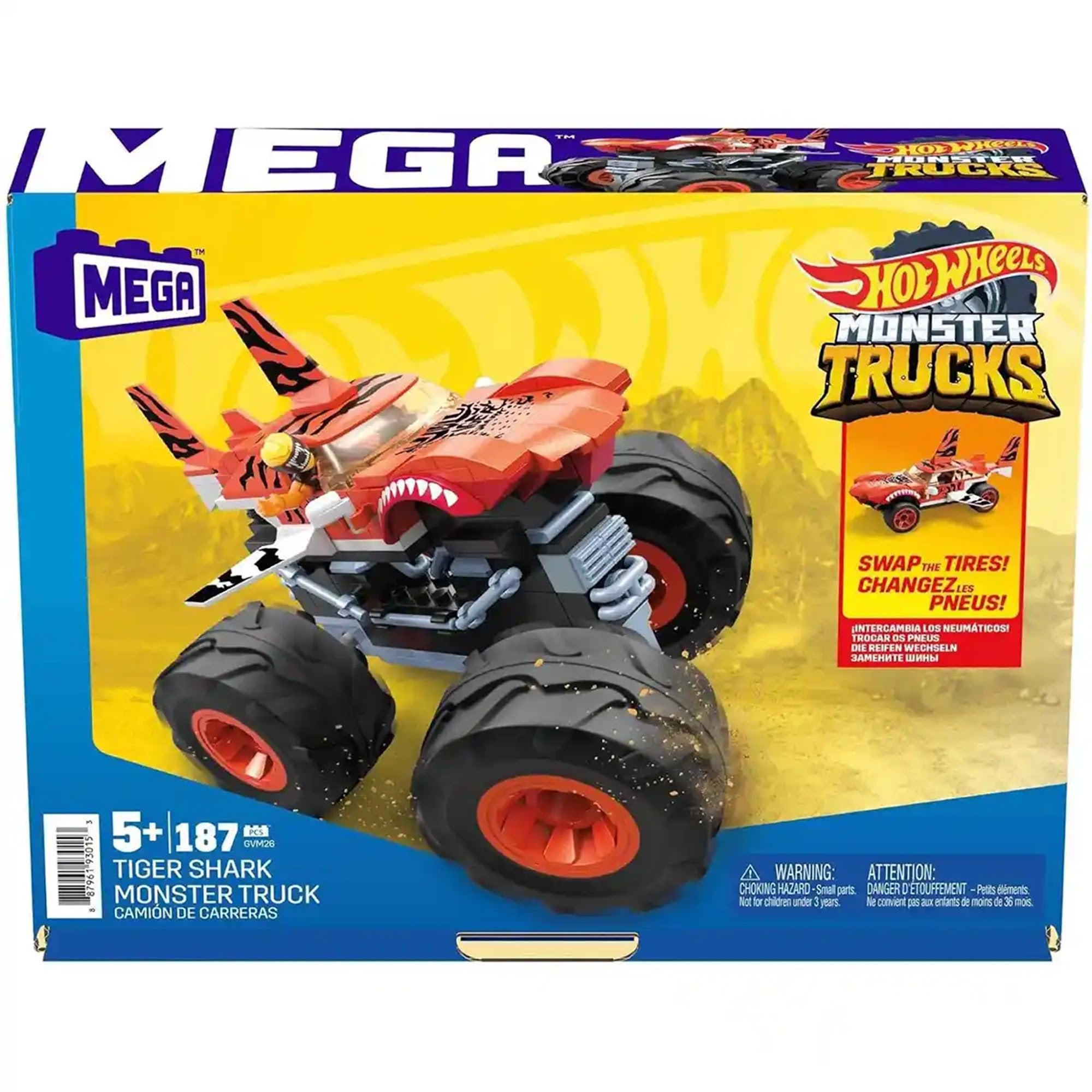 MEGA Tiger Shark Monster Truck - Kiddy Zone
