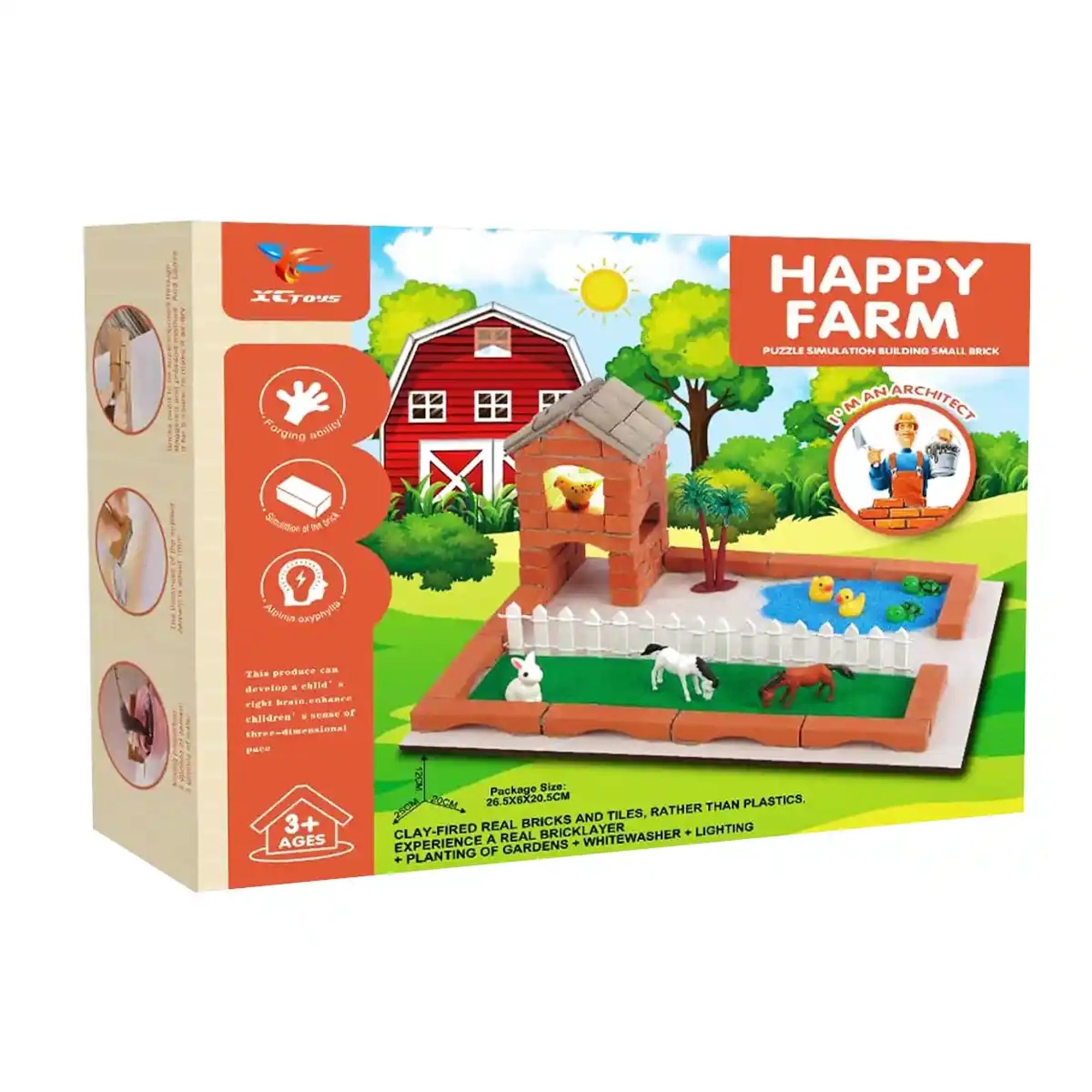 PUZZLE SIMULATION BUILDING 92PCS BRICK - Kiddy Zone
