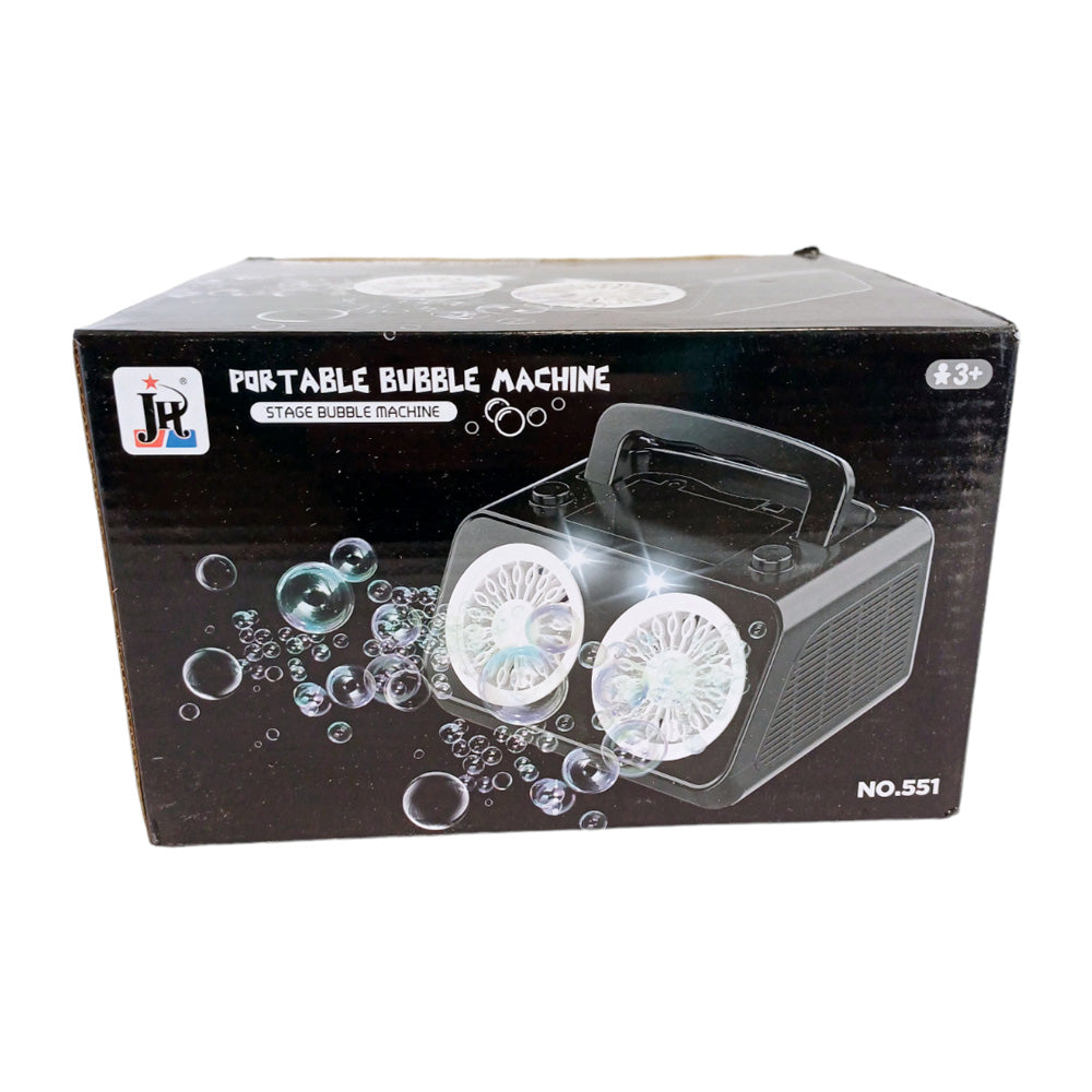 PORTABLE BUBBLE MACHINE WITH 40 HOLES - 3YRS+ - Kiddy Zone