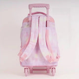 PAUSE Trolley 2 Main Compartments and 1 Front Pocket and 2 Side Pockets 18" W/ LUNCH BAG&PENCIL CASE - Kiddy Zone