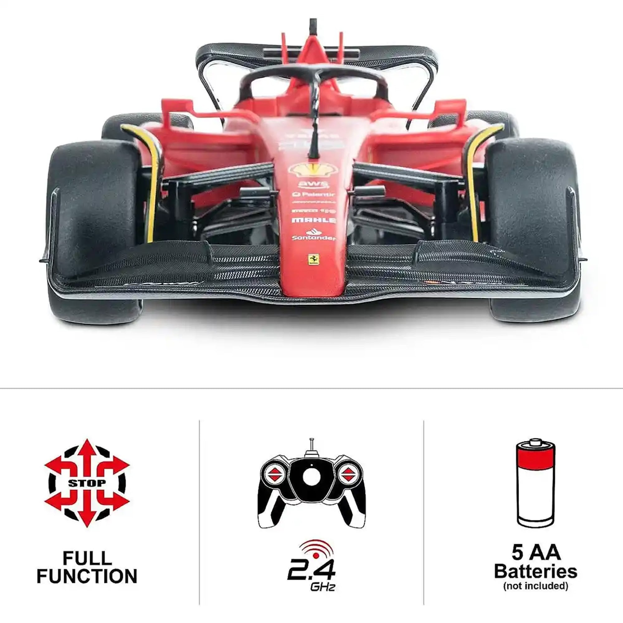 RASTAR R/C 1:12 Ferrari F1 75 - Red