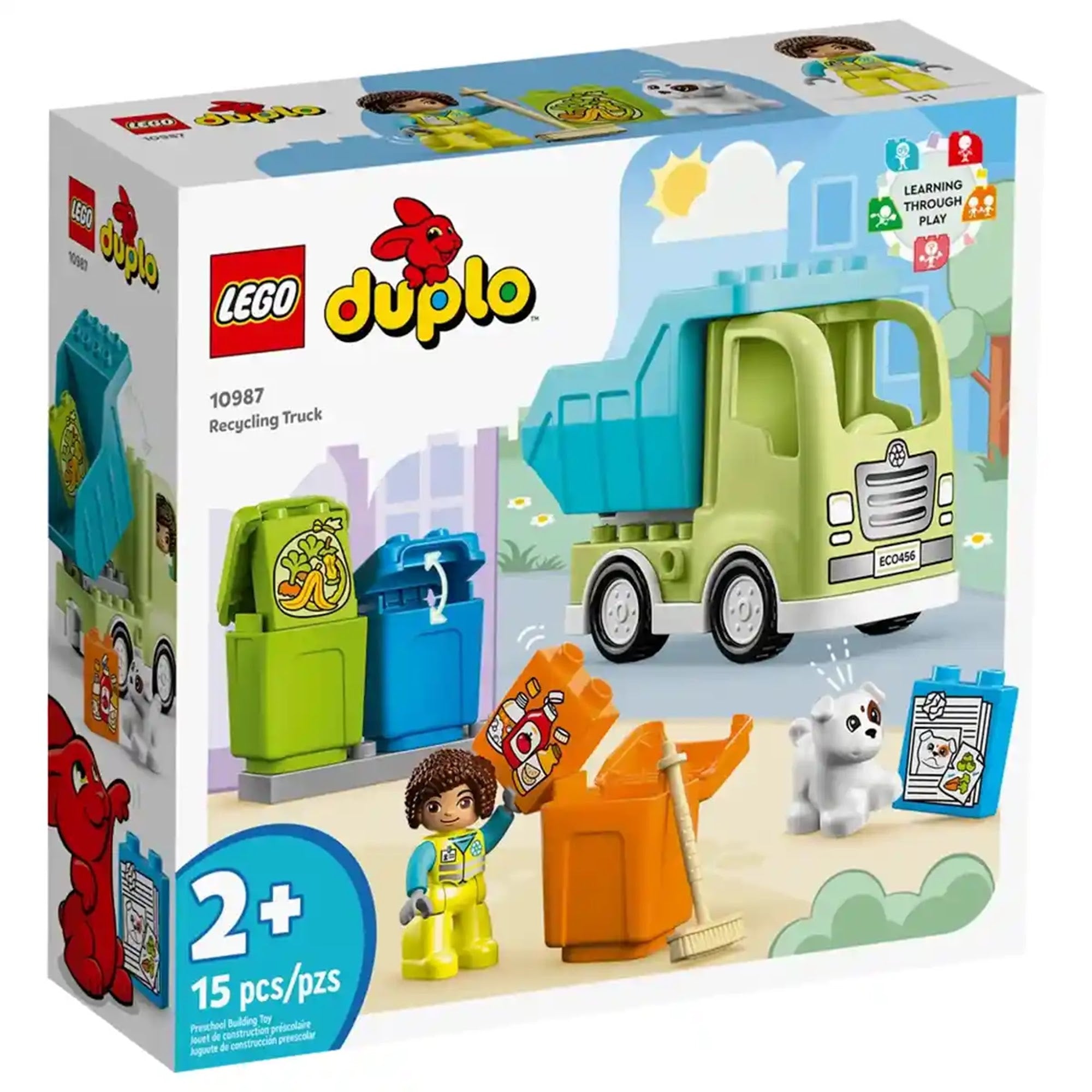 LEGO Duplo 10987 Recycling Truck V29 - Kiddy Zone