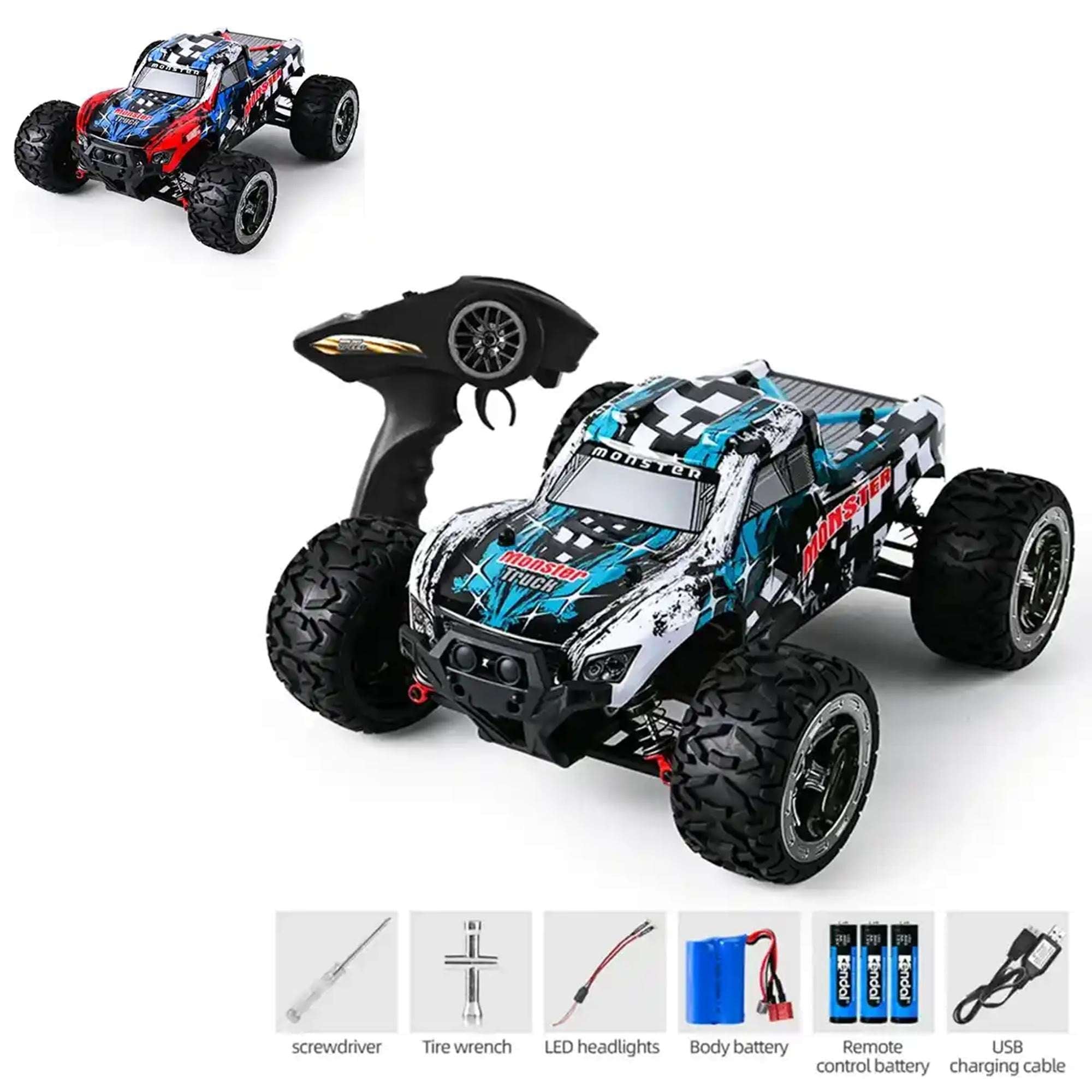 1:16 HIGH SPEED R/C MONSTER CAR 14YRS+
