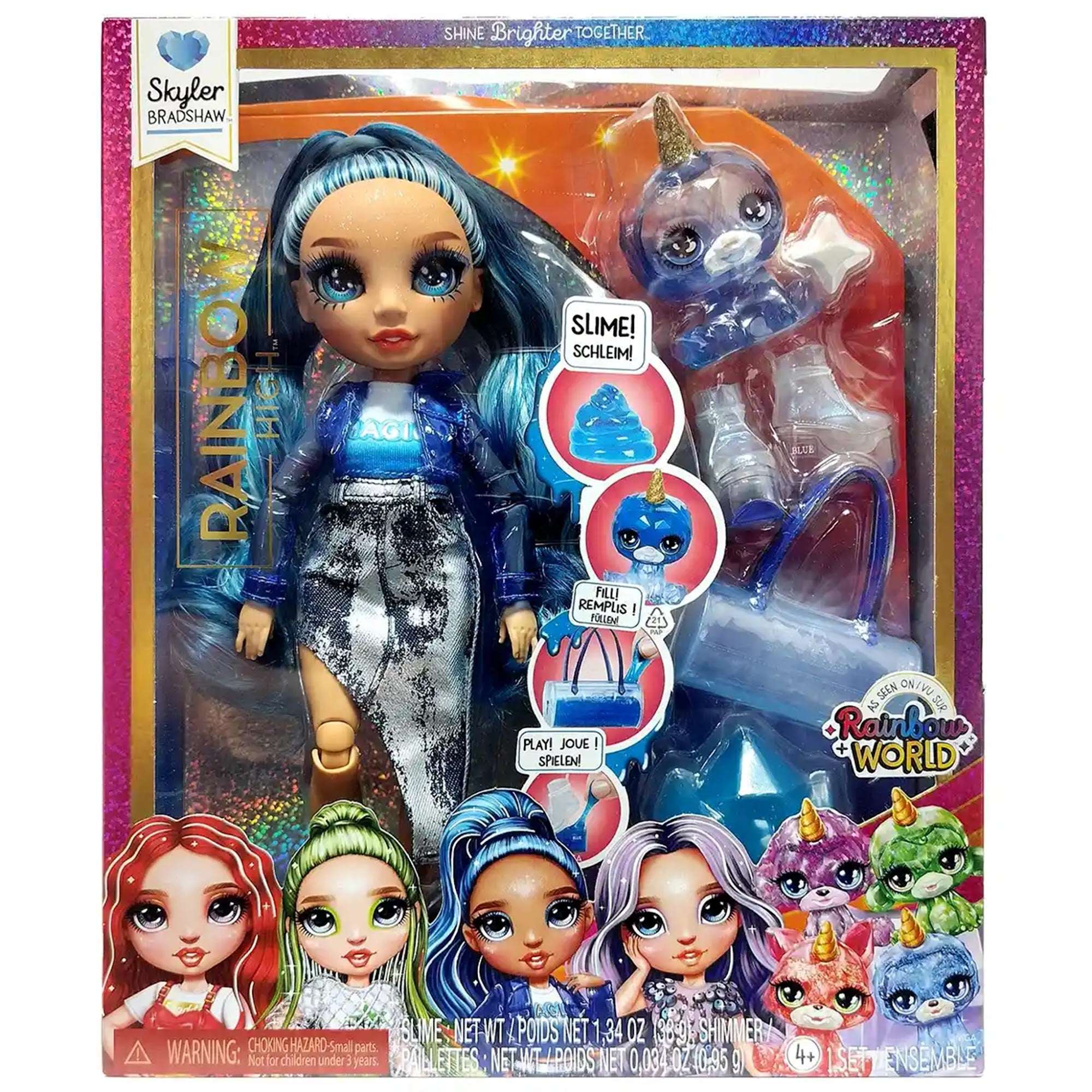 Rainbow High Classic Fashion Doll Skyler (Blue)