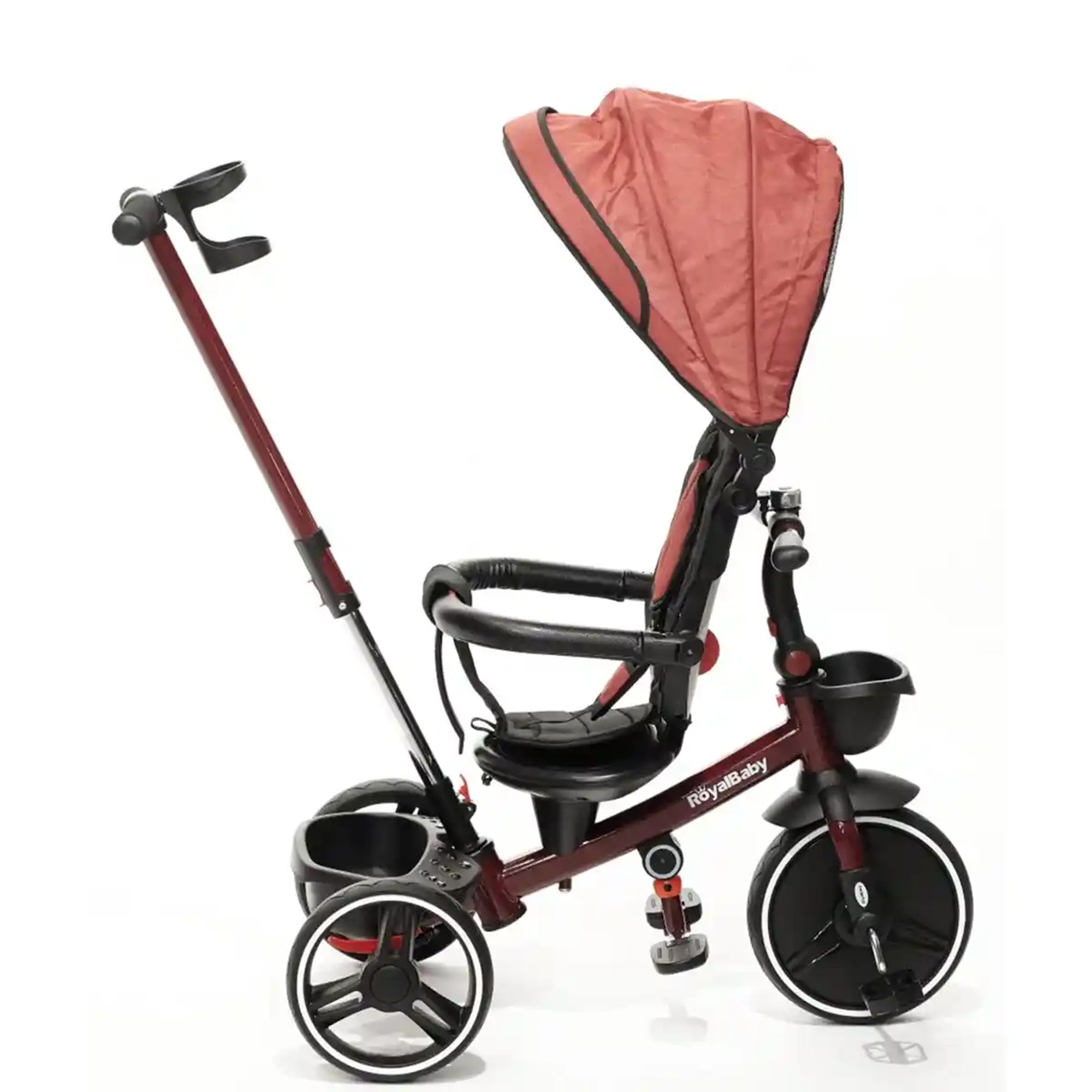 HLF-8018 PREMIUM FOLDING TRICYCLE RED - Kiddy Zone