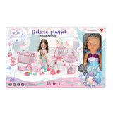 Tutu 18 in 1 Baby Doll Ocean Mermaid Playset (Hair Clip) - Kiddy Zone