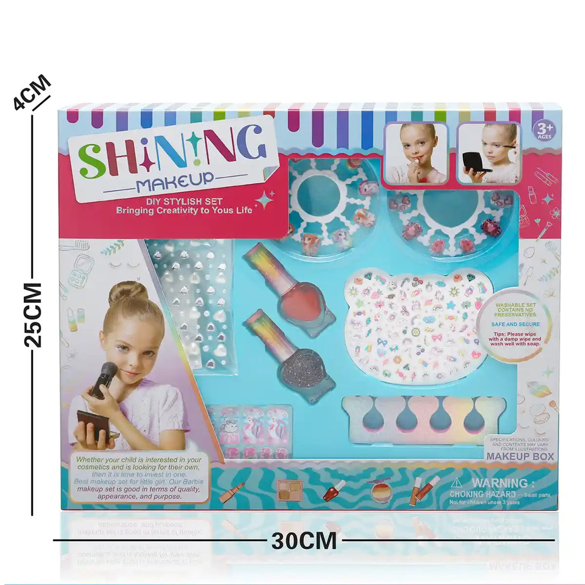 Fashion Makeup Set with Sticker 3yrs+