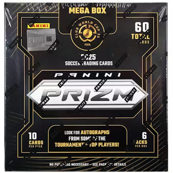 2025 Panini Prizm Fifa Club World Cup Soccer Mega Box (Price per one Pack)