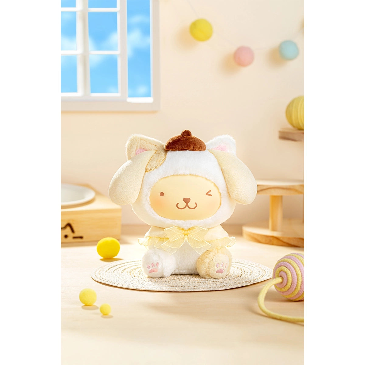 Sanrio characters Play with Kittens Series Plush Pendant Blind Box