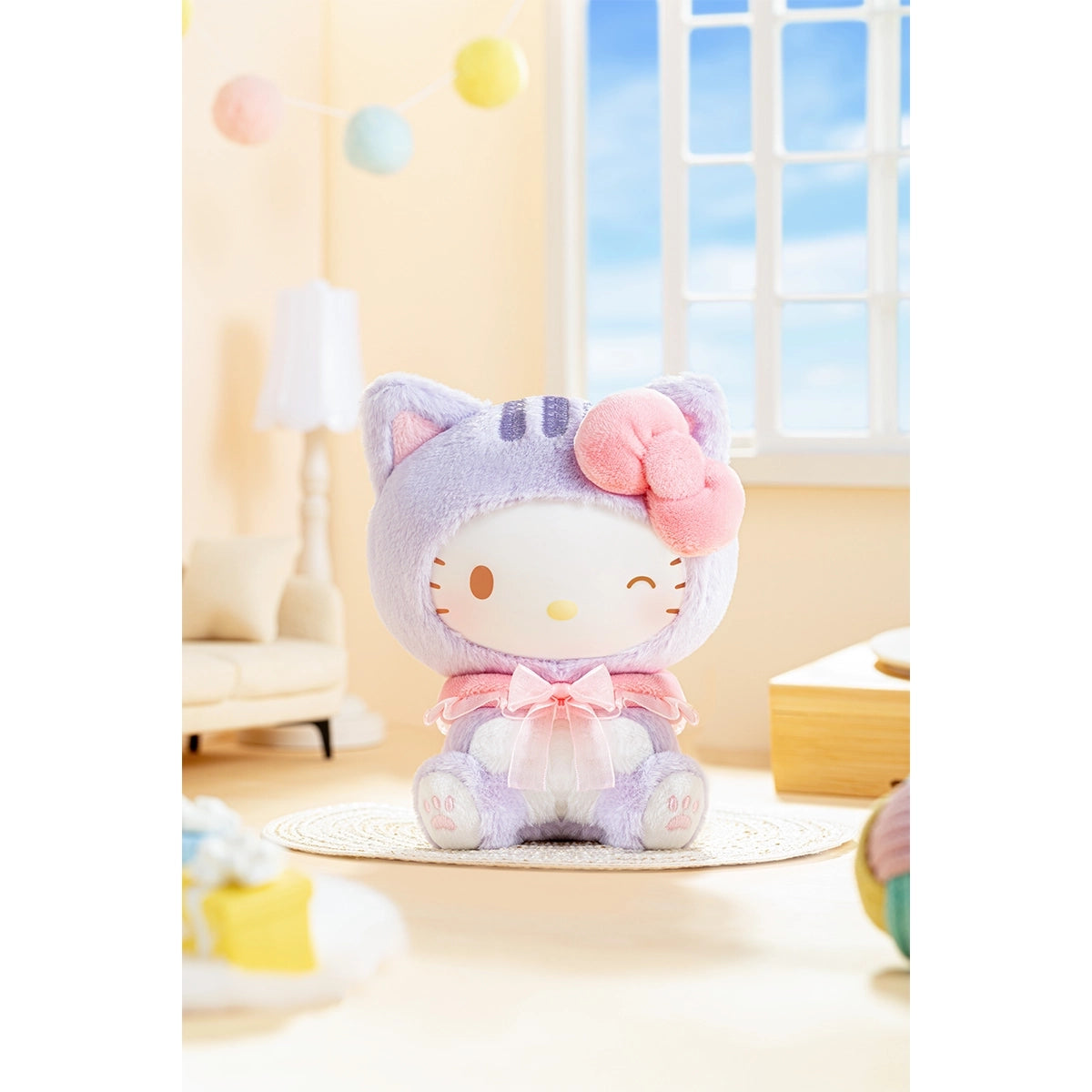Sanrio characters Play with Kittens Series Plush Pendant Blind Box